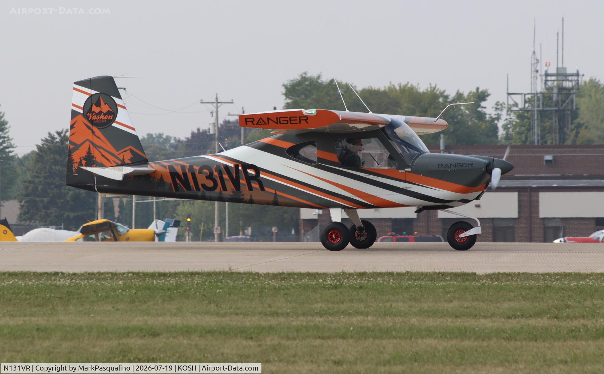 Aircraft N131VR, 2017 Vashon Aircraft Ranger R7, c/n 10131, Vashon Ranger R7, at KOSH, photo by MarkPasqualino