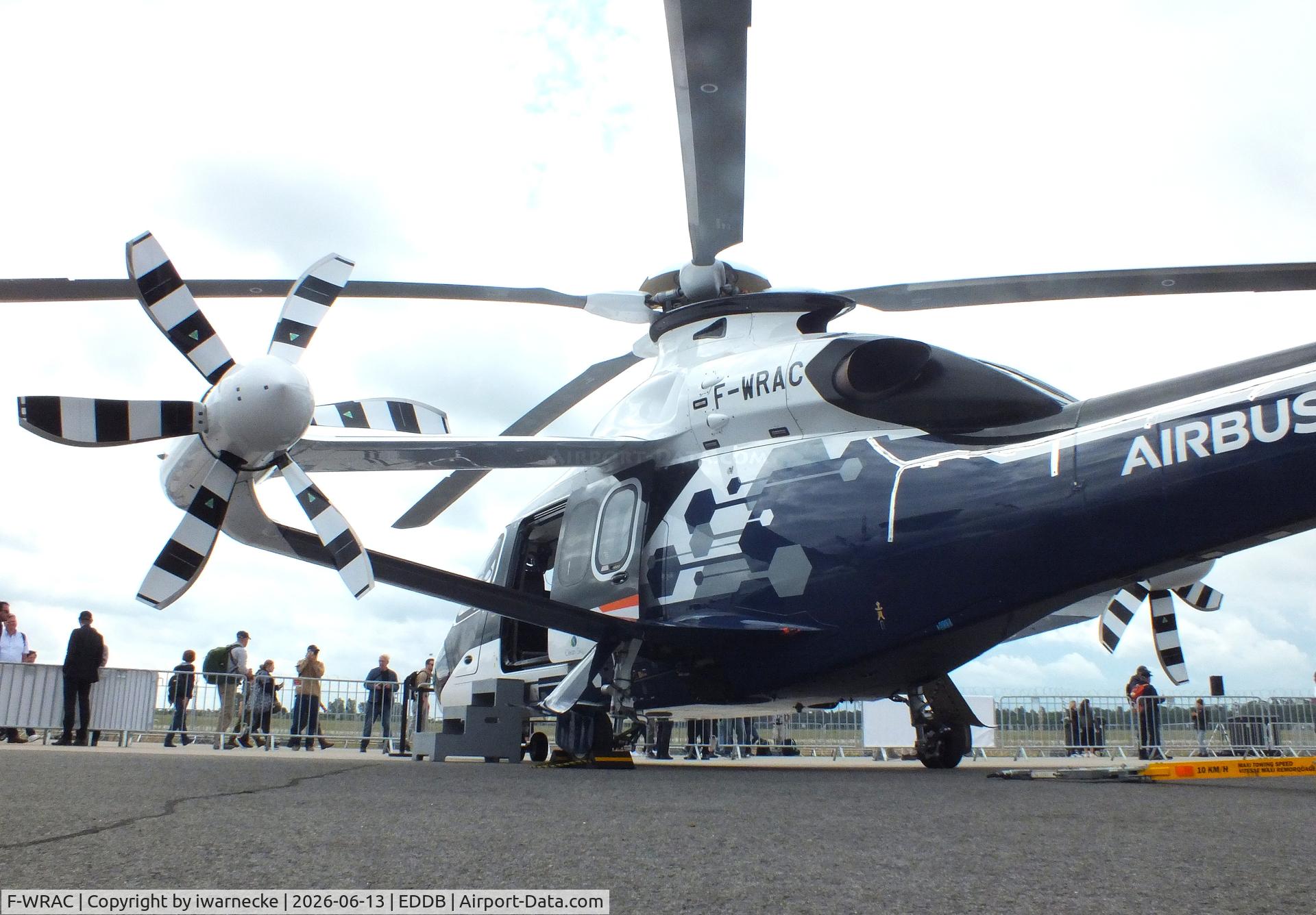 Aircraft F-WRAC, 2022 Airbus Helicopters H160 Racer, c/n 01, Airbus Helicopters H160 Racer at ILA 2026, Berlin, at EDDB, photo by iwarnecke