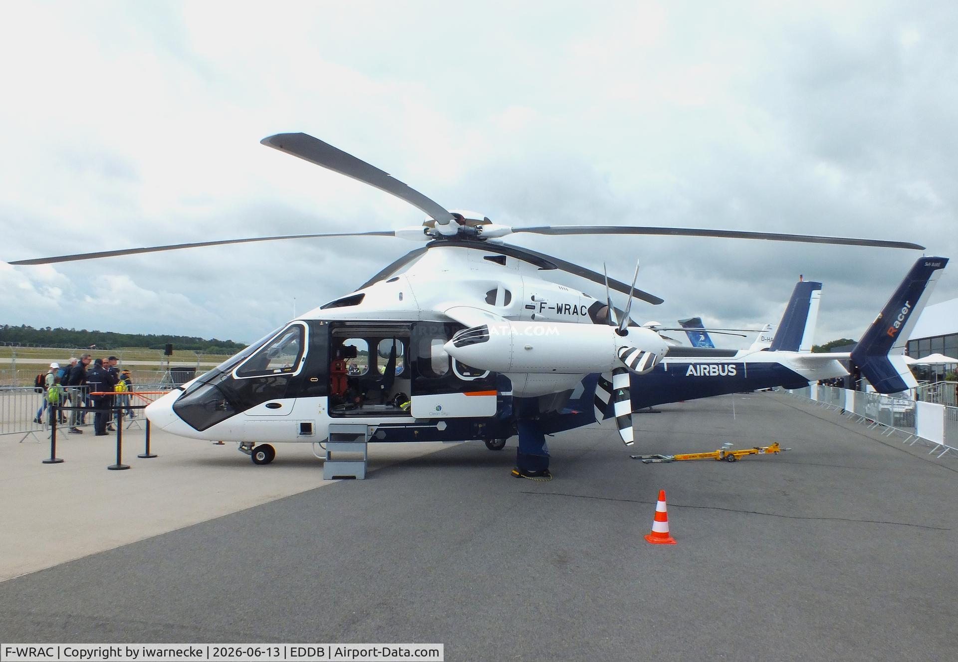 Aircraft F-WRAC, 2022 Airbus Helicopters H160 Racer, c/n 01, Airbus Helicopters H160 Racer at ILA 2026, Berlin, at EDDB, photo by iwarnecke