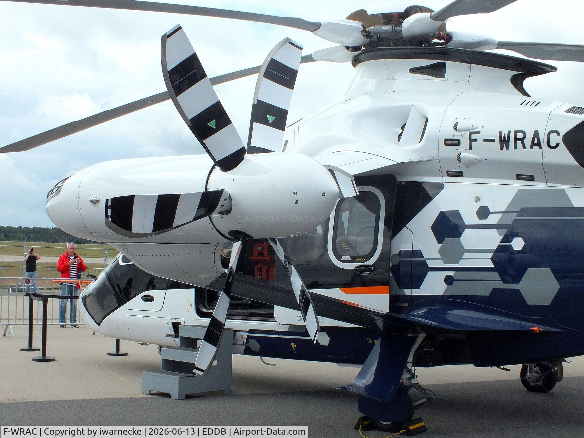 Aircraft F-WRAC, 2022 Airbus Helicopters H160 Racer, c/n 01, Airbus Helicopters H160 Racer at ILA 2026, Berlin, at EDDB, photo by iwarnecke