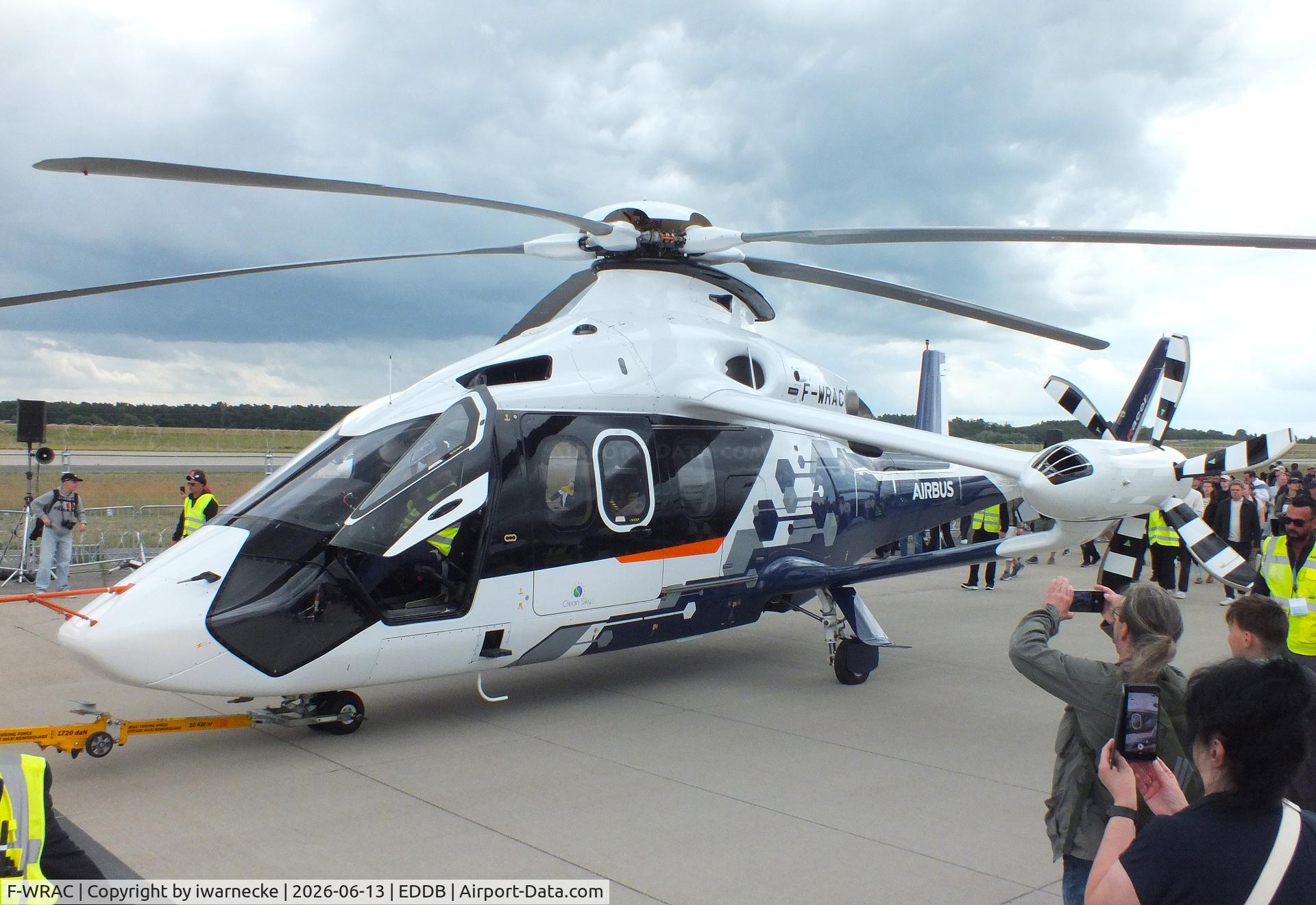 Aircraft F-WRAC, 2022 Airbus Helicopters H160 Racer, c/n 01, Airbus Helicopters H160 Racer at ILA 2026, Berlin, at EDDB, photo by iwarnecke