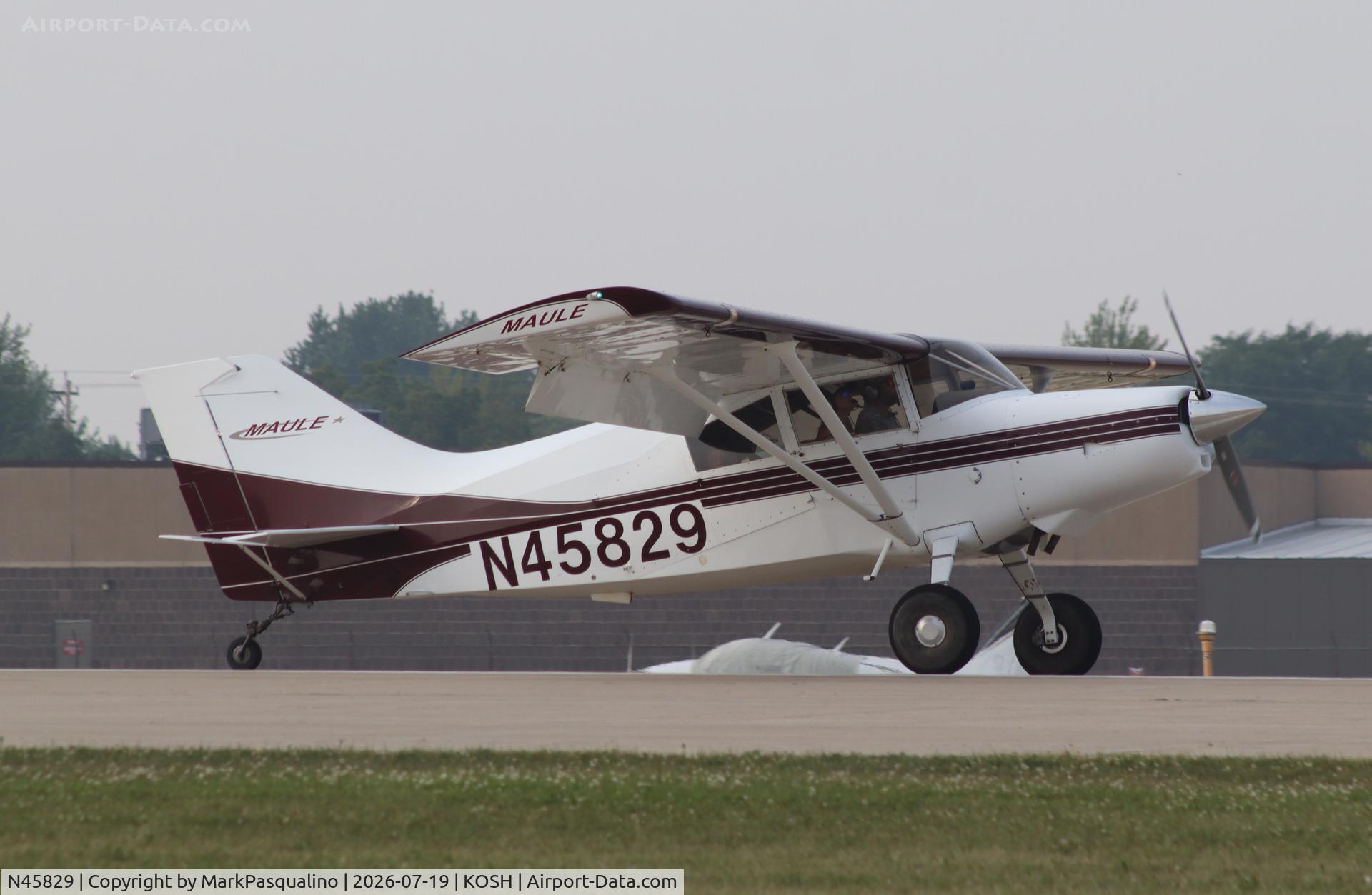 Aircraft N45829, 2004 Maule MX-7-180C Star Rocket, c/n 28020C, Maule MX-7-180C, at KOSH, photo by MarkPasqualino