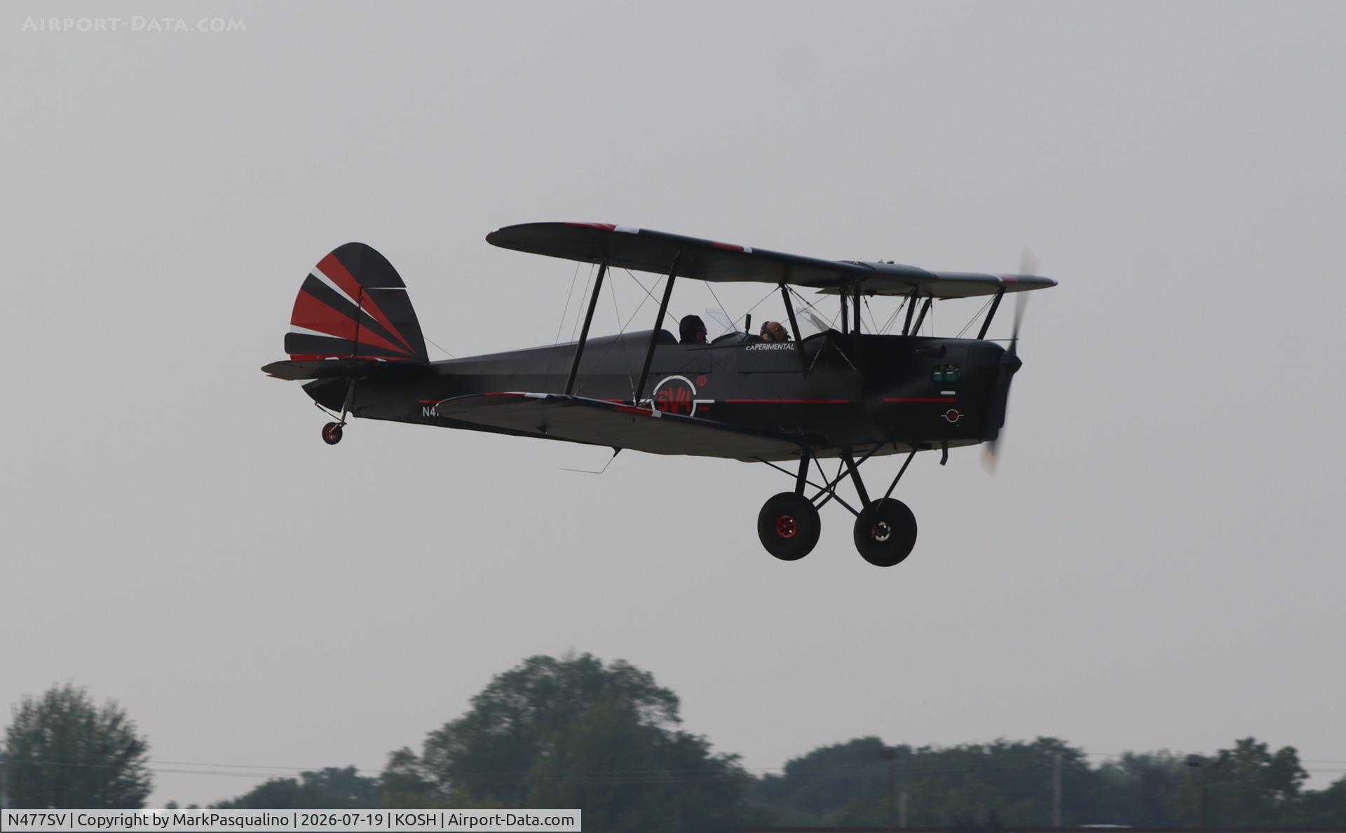 Aircraft N477SV, JMB Aircraft Stampe SV4-RS (Replica), c/n 077, JMB Aircraft Stampe SV4-RS (Replica), at KOSH, photo by MarkPasqualino
