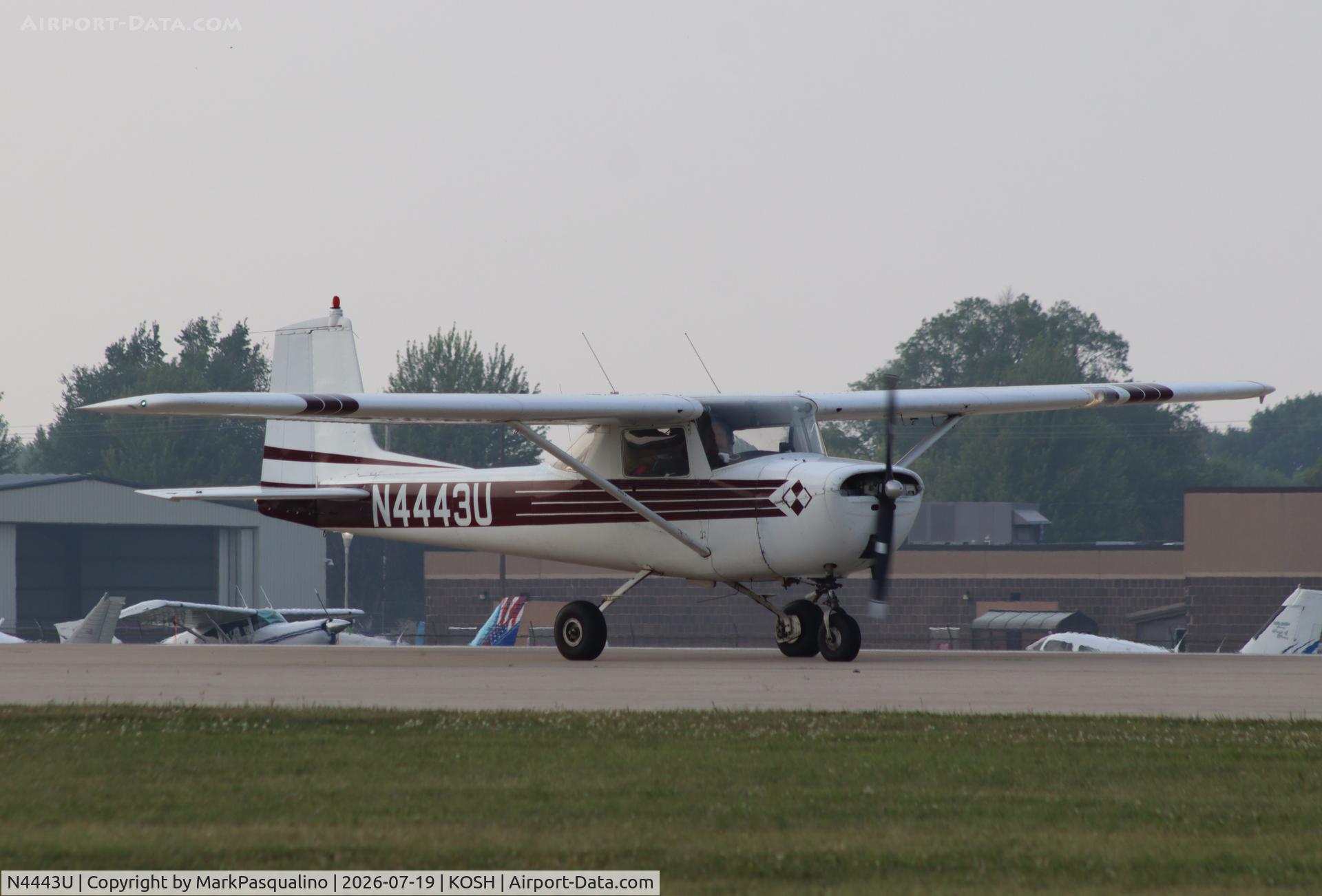 Aircraft N4443U, 1964 Cessna 150D, c/n 15060443, Cessna 150D, at KOSH, photo by MarkPasqualino