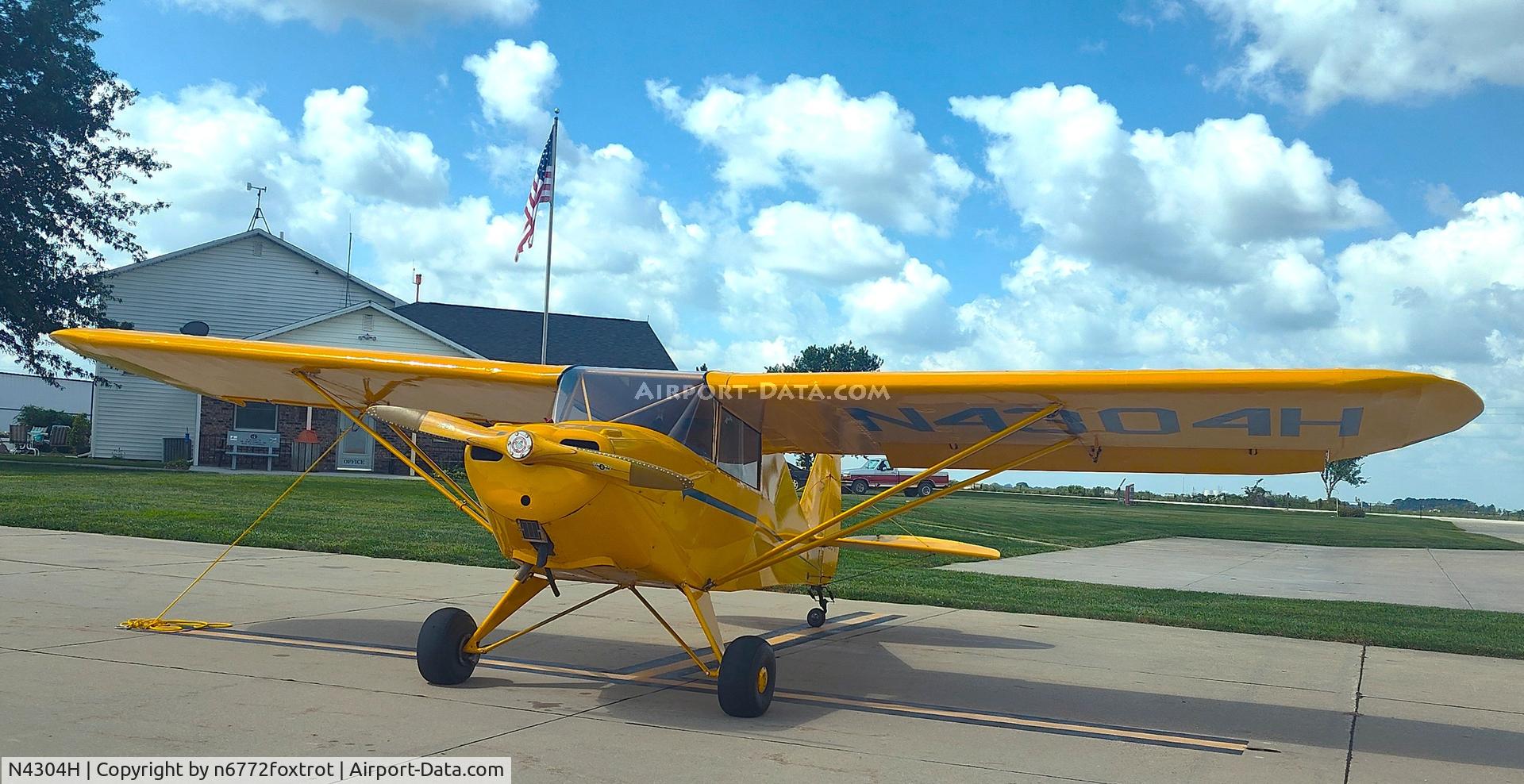 Aircraft N4304H, 1954 Piper PA-15 Vagabond, c/n 15-87, On the ramp, photo by n6772foxtrot