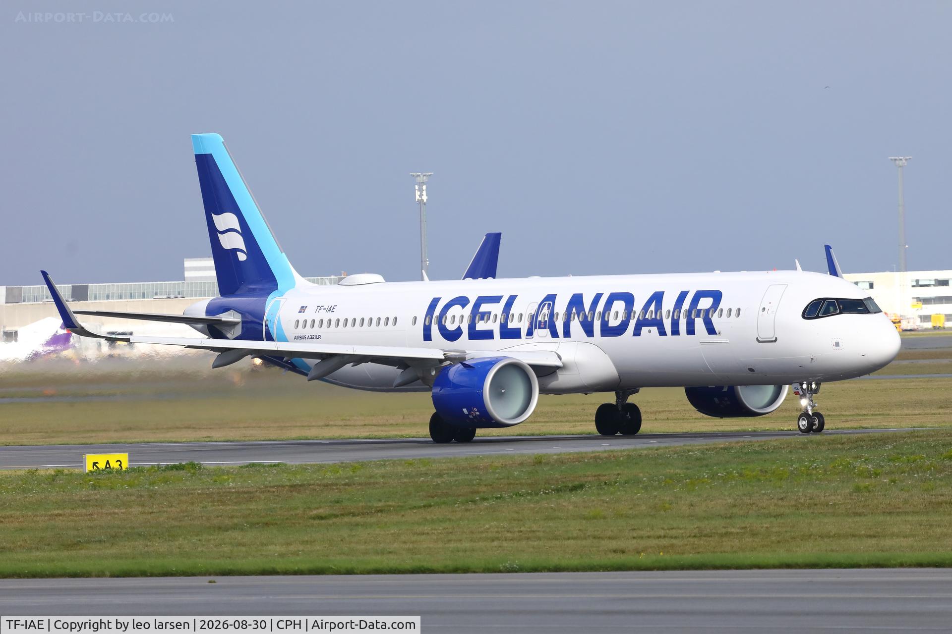 Aircraft TF-IAE, 2026 Airbus A321-271NX/LR, c/n 12969, Copenhagen 30.8.2026, at CPH, photo by leo larsen