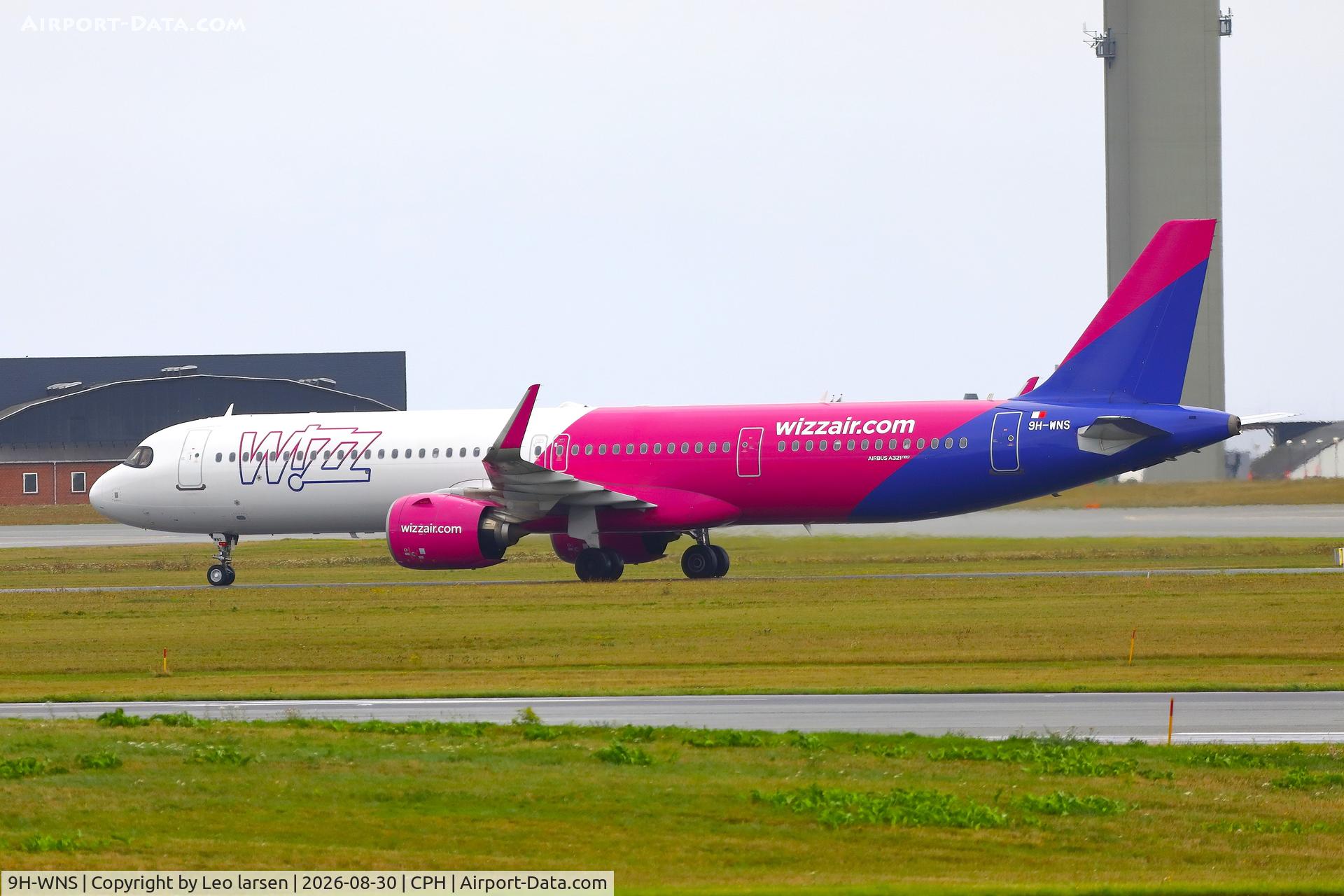 Aircraft 9H-WNS, 2024 Airbus A321-271 NX, c/n 12189, VCopenhagen 30.8.2030, at CPH, photo by Leo larsen