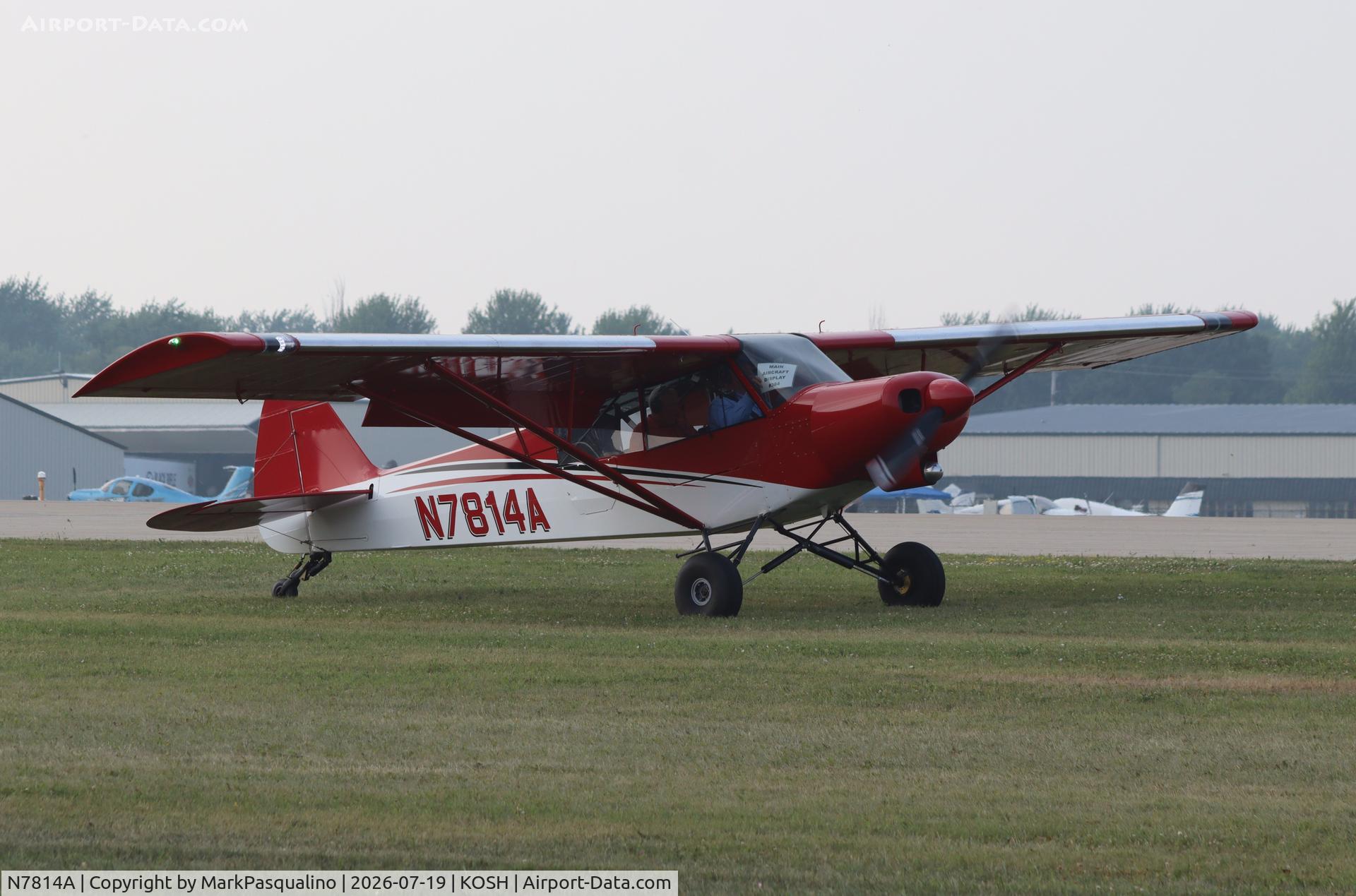 Aircraft N7814A, 2024 Dakota Cub S18-180, c/n 2024-003, Dakota Cub S18-180, at KOSH, photo by MarkPasqualino