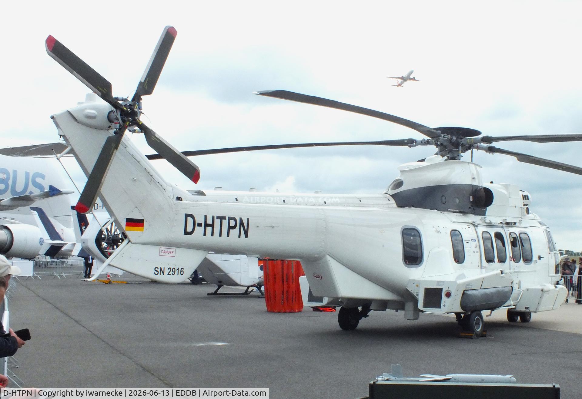 Aircraft D-HTPN, Airbus Helicopters EC-225LP Super Puma Mk2+, c/n 2916, Airbus Helicopters EC225LP Super Puma Mk2+ at ILA 2026, Berlin, at EDDB, photo by iwarnecke