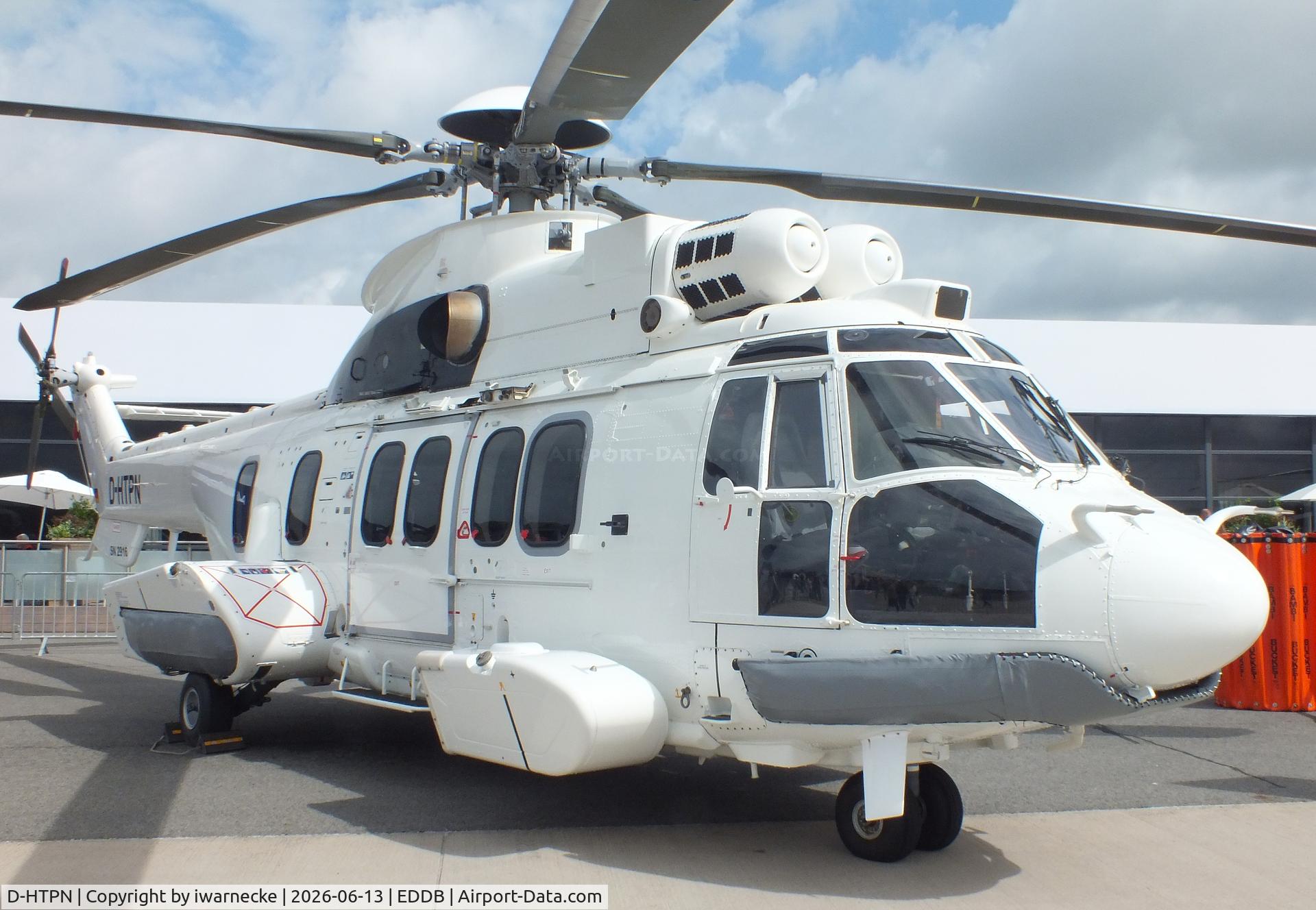 Aircraft D-HTPN, Airbus Helicopters EC-225LP Super Puma Mk2+, c/n 2916, Airbus Helicopters EC225LP Super Puma Mk2+ at ILA 2026, Berlin, at EDDB, photo by iwarnecke
