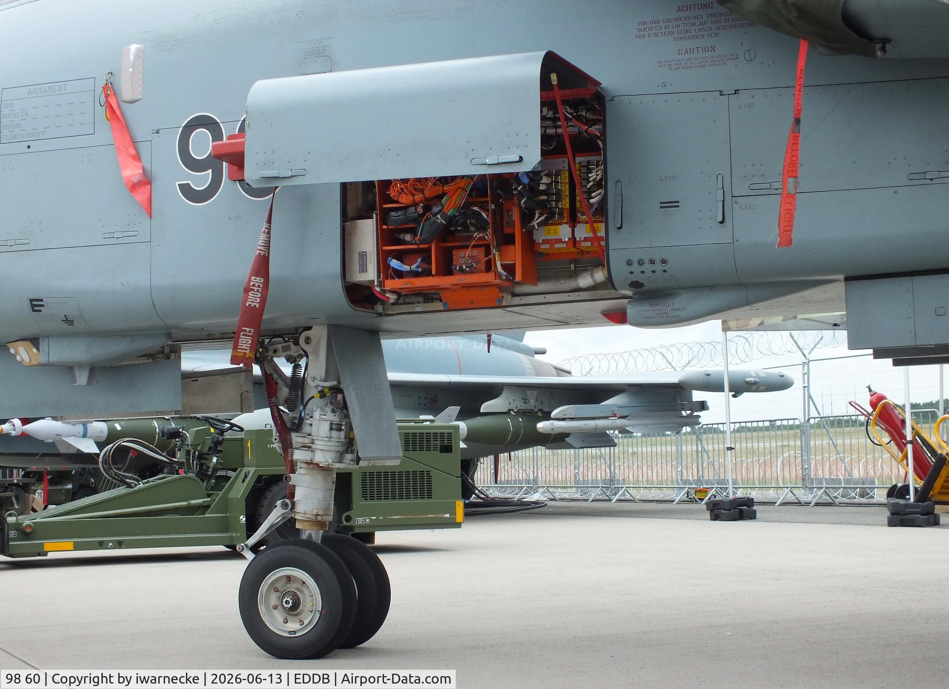 Aircraft 98 60, Panavia Tornado IDS, c/n 230/GS062/4089, Panavia Tornado IDS of the Luftwaffe WTD 61 (German Air Force Technical and Airworthiness Center) at ILA 2026, Berlin, at EDDB, photo by iwarnecke
