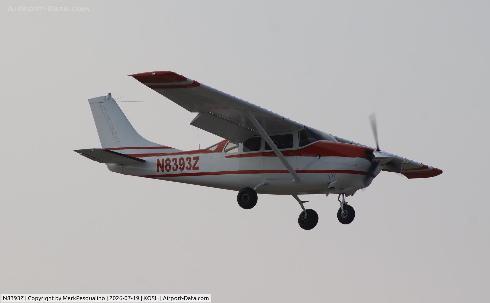 Aircraft N8393Z, 1963 Cessna 210-5(205), c/n 205-0393, Cessna 205, at KOSH, photo by MarkPasqualino