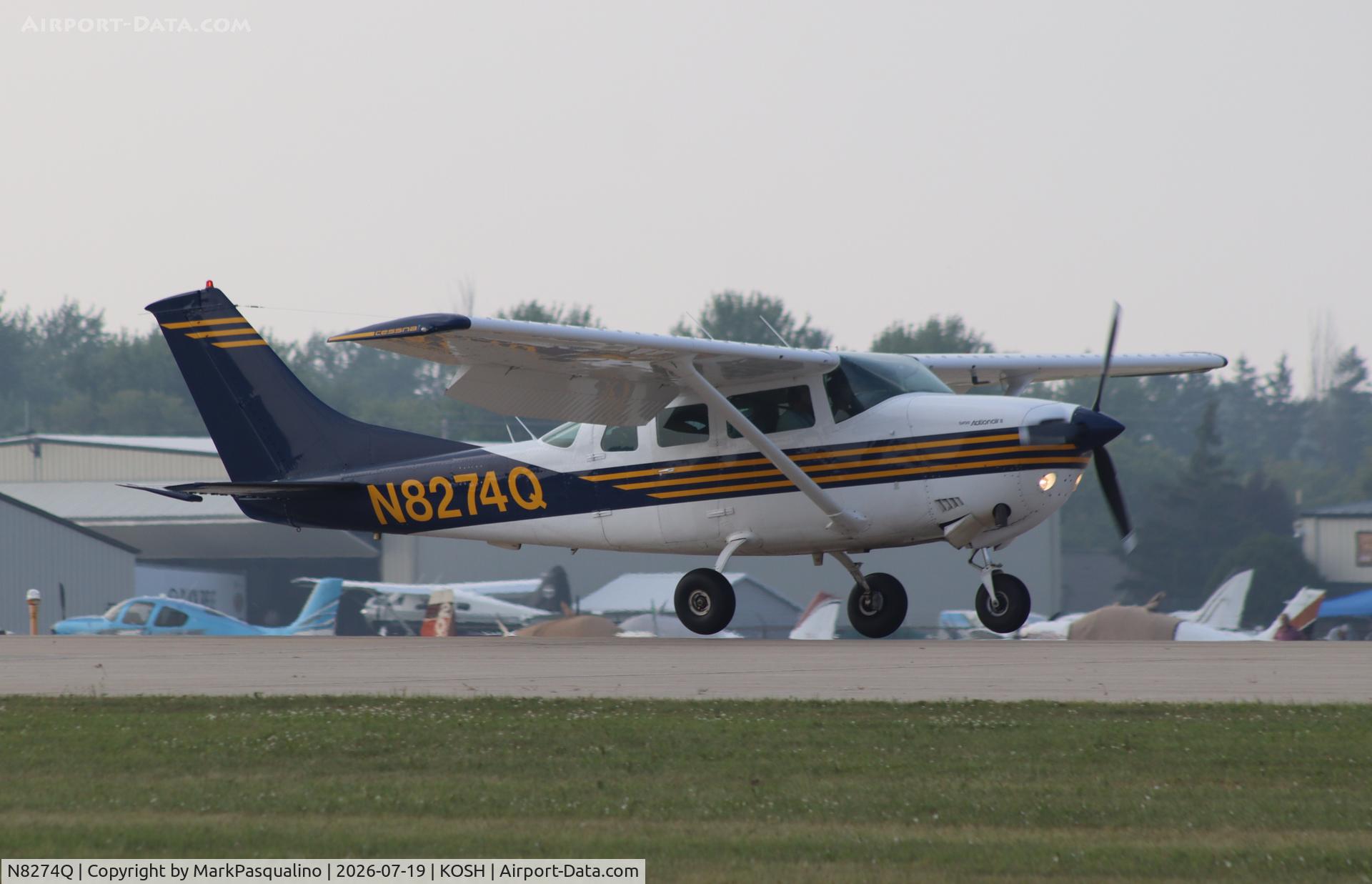 Aircraft N8274Q, 1976 Cessna TU206F Turbo Stationair, c/n U20603135, Cessna TU206F, at KOSH, photo by MarkPasqualino