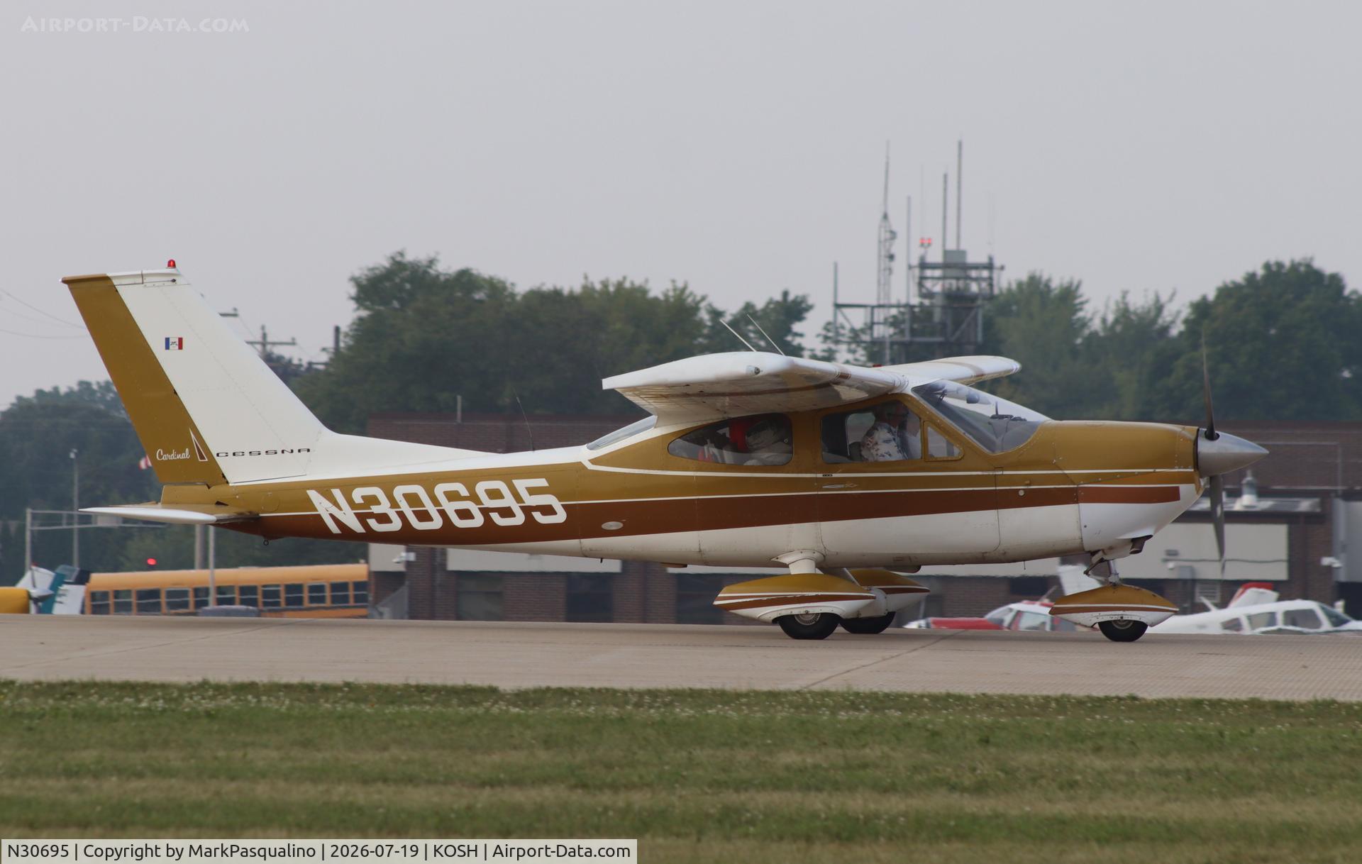 Aircraft N30695, 1969 Cessna 177B Cardinal, c/n 17701409, Cessna 177B, at KOSH, photo by MarkPasqualino