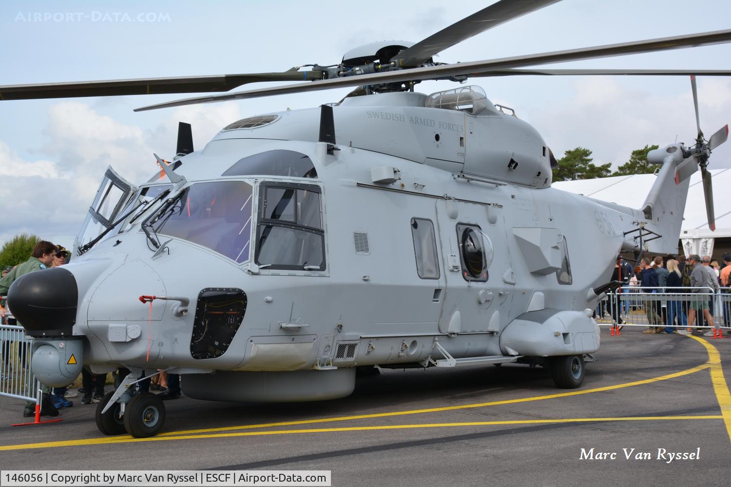 Aircraft 146056, 2015 NHI Hkp14F (NH-90 TTH), c/n 1197/BSWN02, At Malmen Air Base on 22-08-2026., at ESCF, photo by Marc Van Ryssel