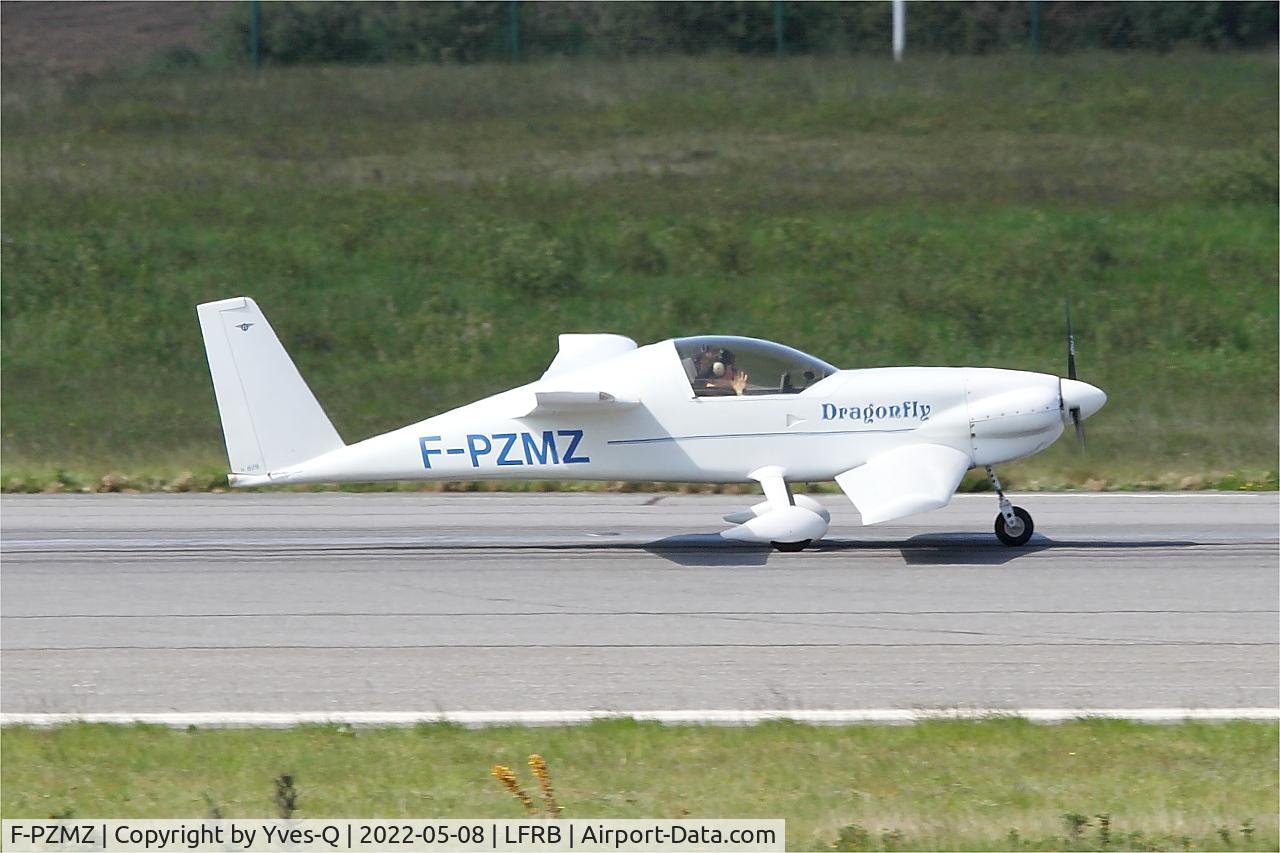 Aircraft F-PZMZ, 1989 Viking Dragonfly Mark III, c/n 678, Viking MK-3 Dragonfly, Landing rwy 07R, Brest-Bretagne airport (LFRB-BES), at LFRB, photo by Yves-Q
