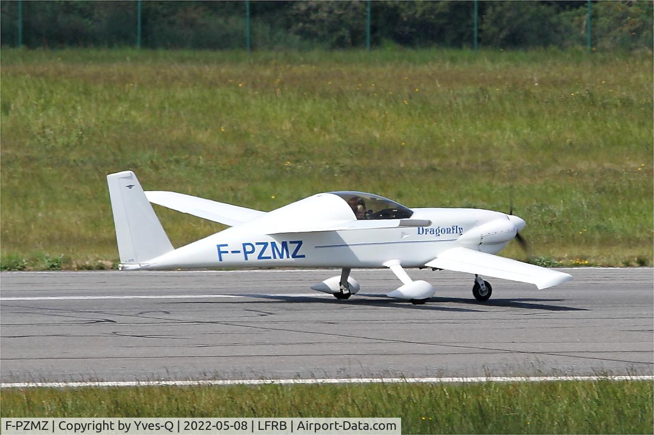Aircraft F-PZMZ, 1989 Viking Dragonfly Mark III, c/n 678, Viking MK-3 Dragonfly, Landing rwy 07R, Brest-Bretagne airport (LFRB-BES), at LFRB, photo by Yves-Q
