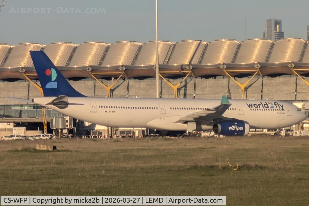 Aircraft CS-WFP, 2010 Airbus A330-343X, c/n 1097, Parked, at LEMD, photo by micka2b
