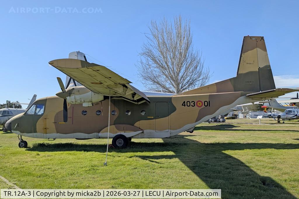 Aircraft TR.12A-3, CASA C-212-100 Aviocar, c/n 1, Preserved, at LECU, photo by micka2b
