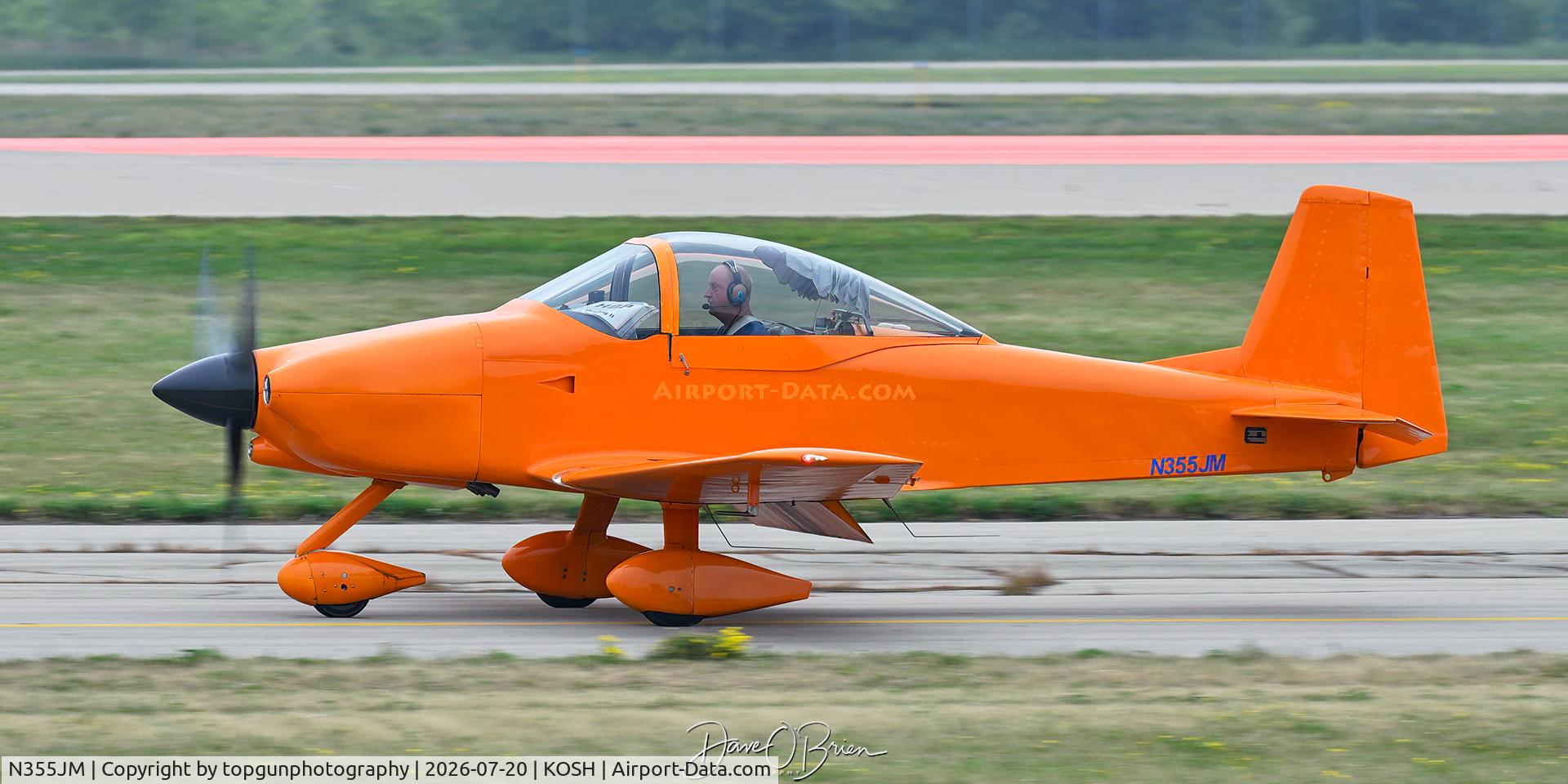 Aircraft N355JM, Bushby Mustang II, c/n M-II-2074, Oshkosh 26, at KOSH, photo by topgunphotography