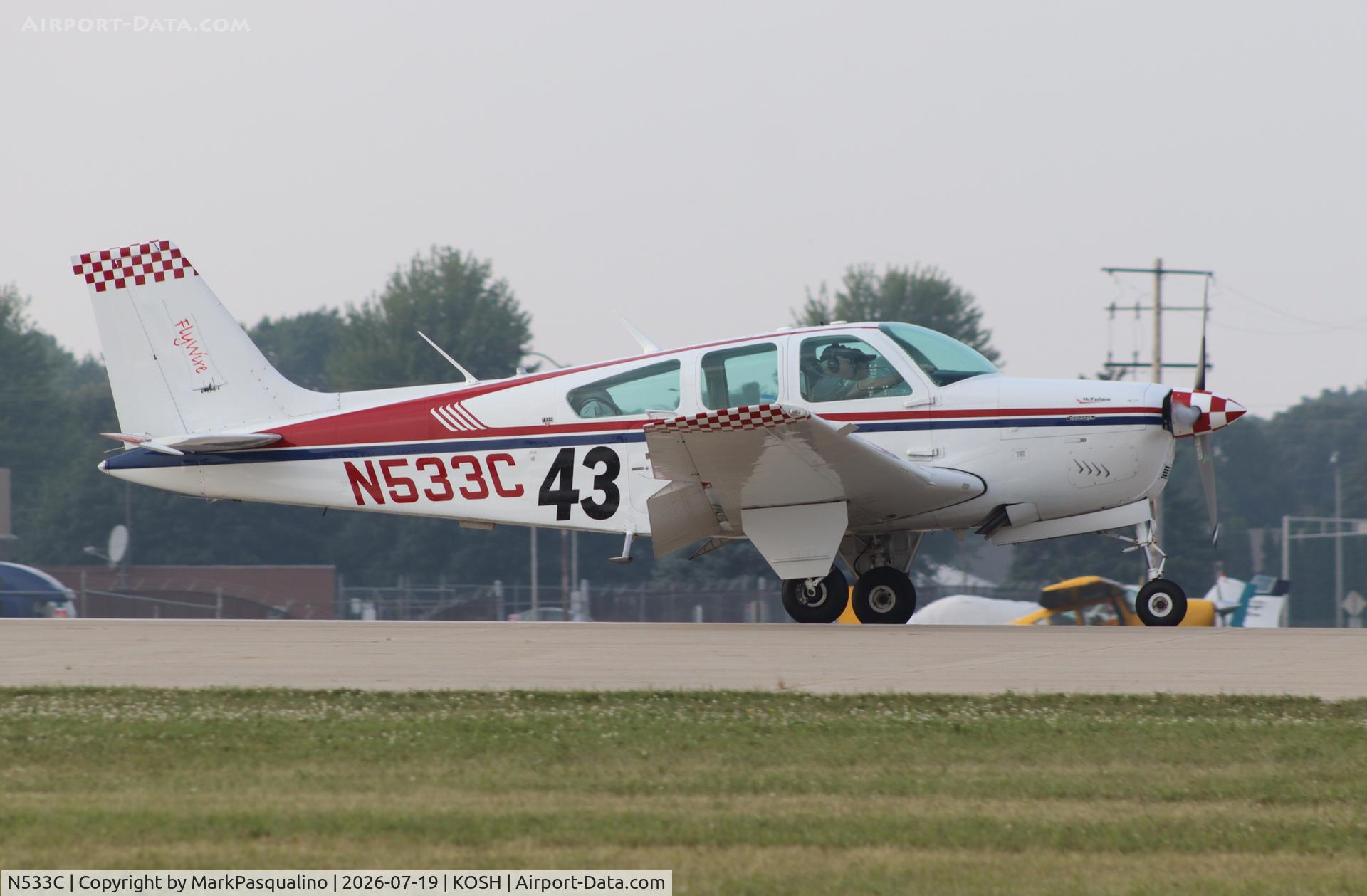 Aircraft N533C, 1978 Beech F33C Bonanza, c/n CJ-135, Beech F33C, at KOSH, photo by MarkPasqualino