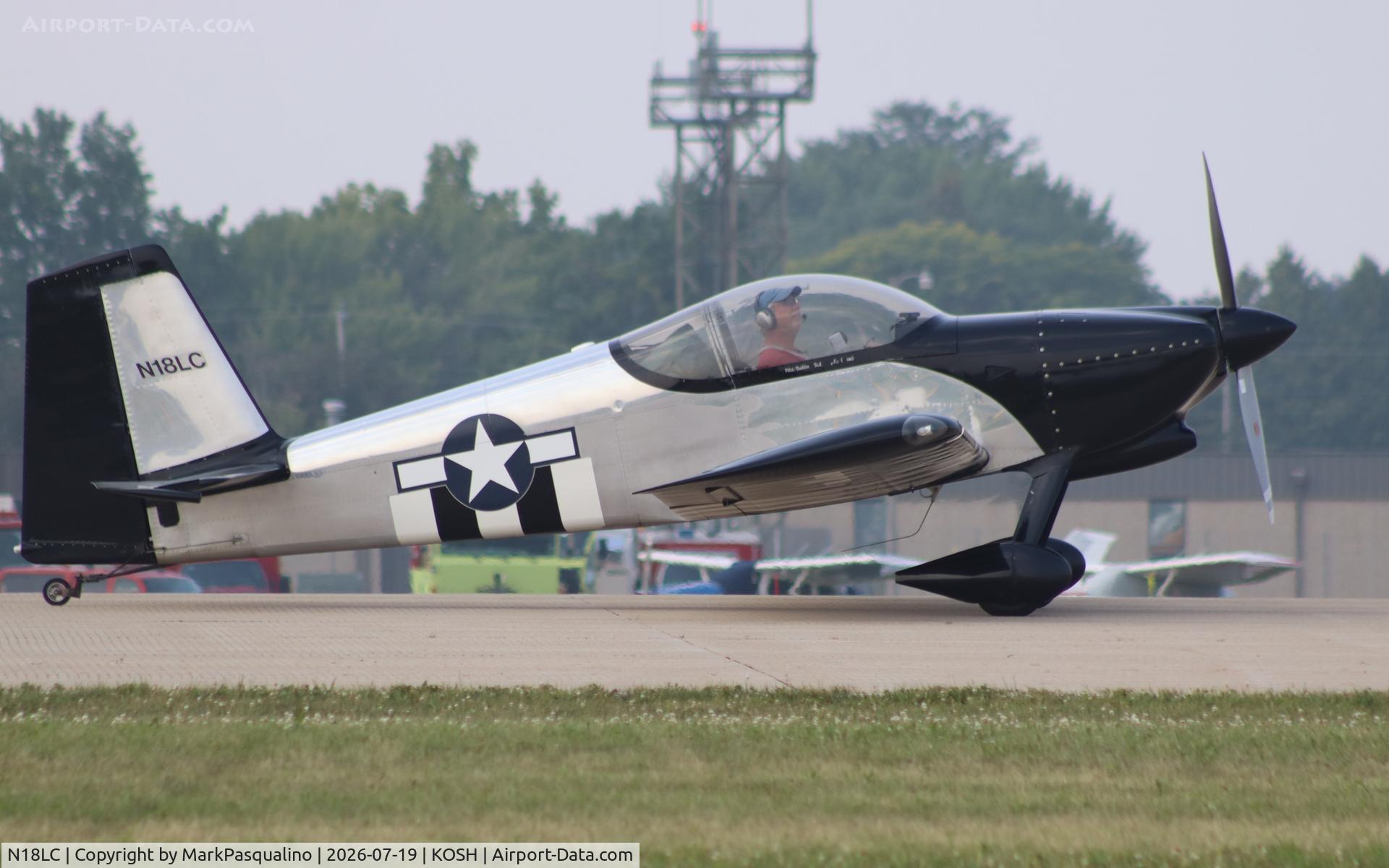 Aircraft N18LC, 2009 Vans RV-7, c/n BC002, Vans RV-7, at KOSH, photo by MarkPasqualino