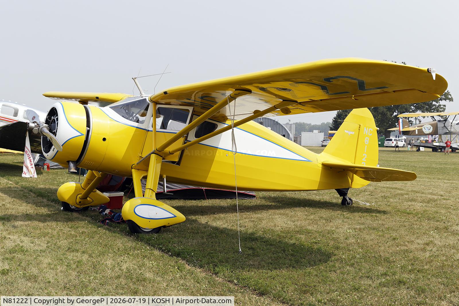 Aircraft N81222, 1946 Fairchild 24W-46, c/n W46123, Airventure 2026., at KOSH, photo by GeorgeP