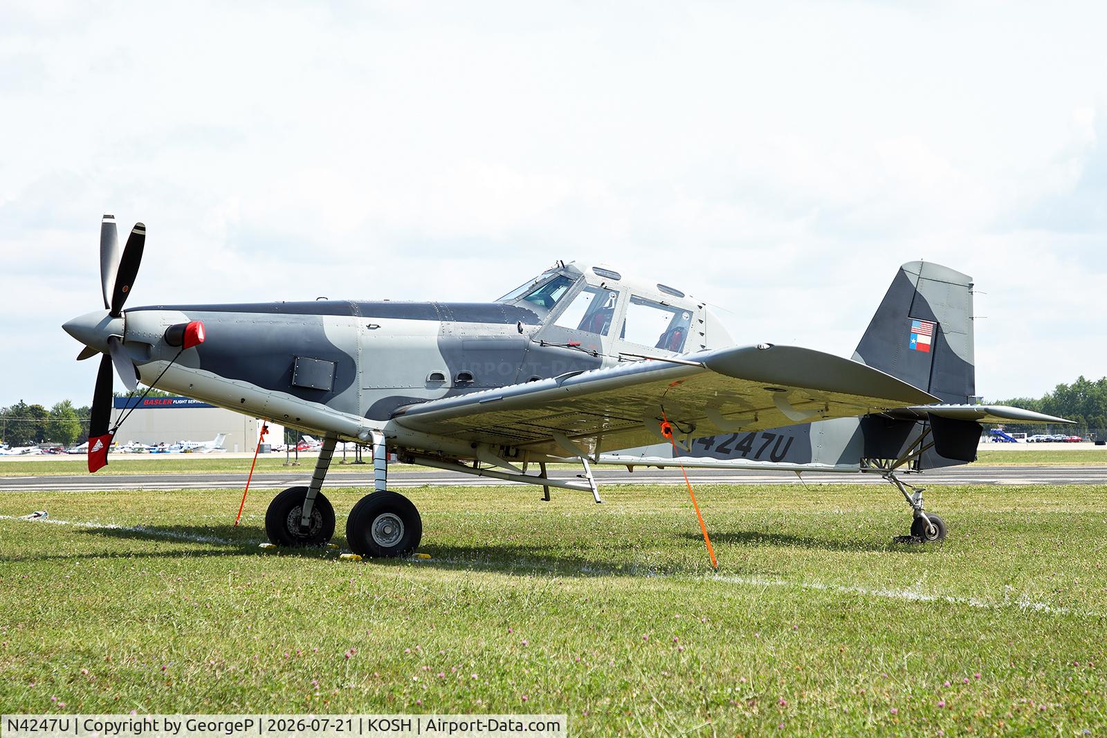 Aircraft N4247U, Air Tractor AT-802, c/n 802-4001, Airventure 2026., at KOSH, photo by GeorgeP