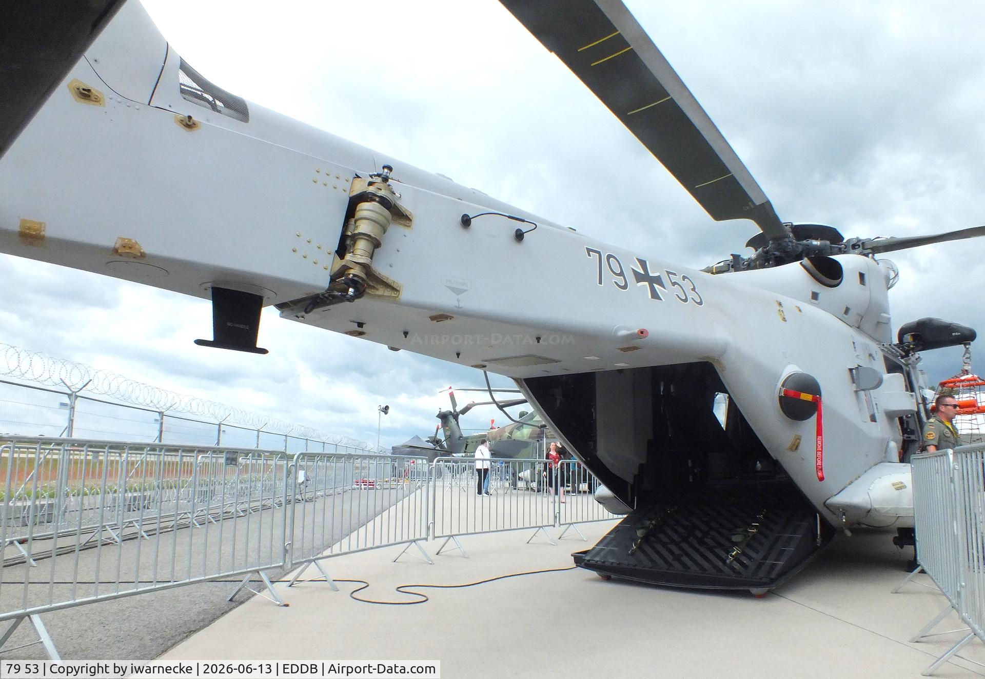 Aircraft 79 53, 2019 NHI NH-90 Caiman, c/n NGEN03, NHI NH90 NTH Sea Lion of the Marineflieger (German Navy) at ILA 2026, Berlin, at EDDB, photo by iwarnecke