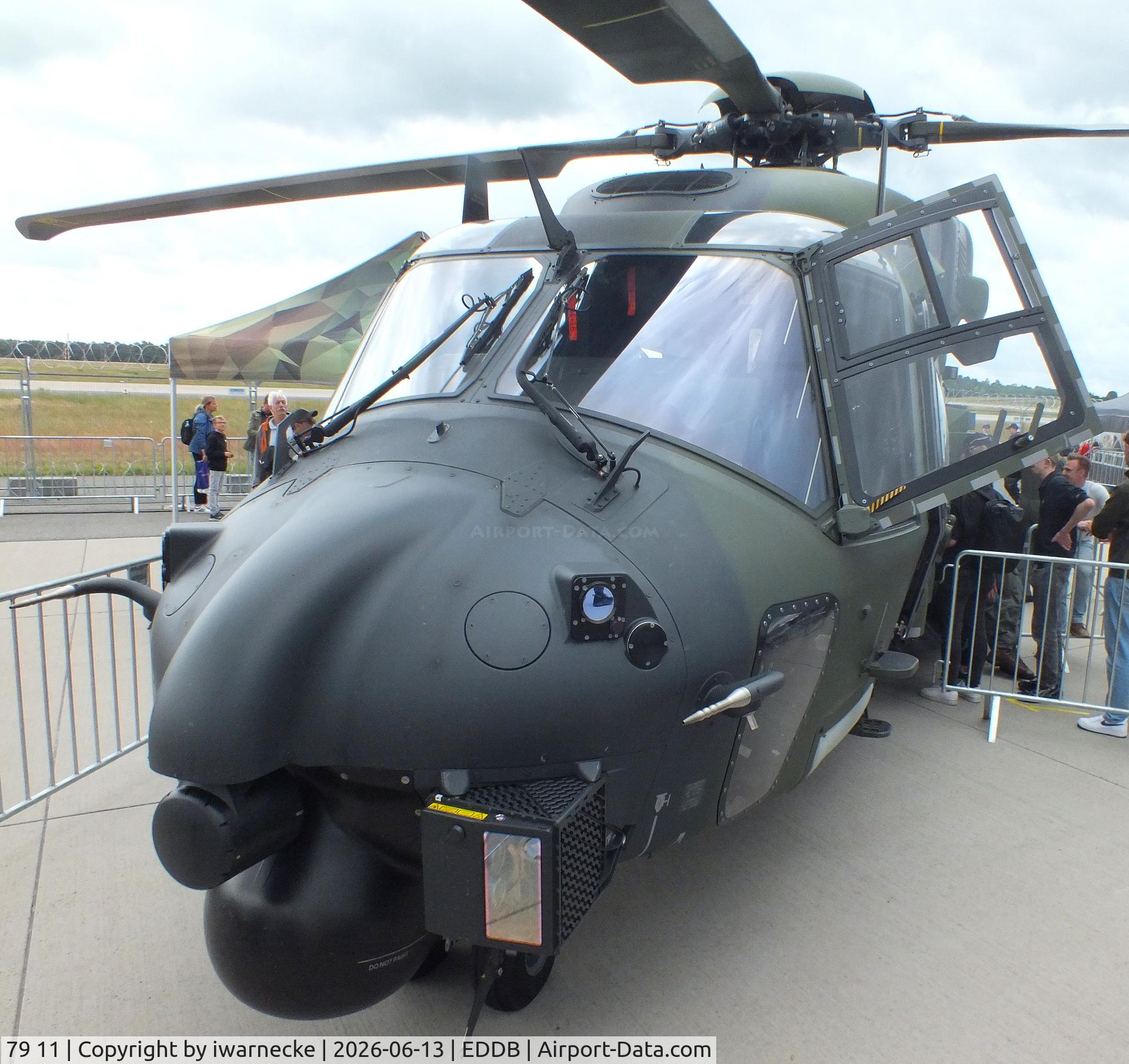 Aircraft 79 11, 2013 NHI NH-90 TTH HEER Caiman, c/n 1143, NHI NH90 TTH of the Heeresflieger (German Army) at ILA 2026, Berlin, at EDDB, photo by iwarnecke