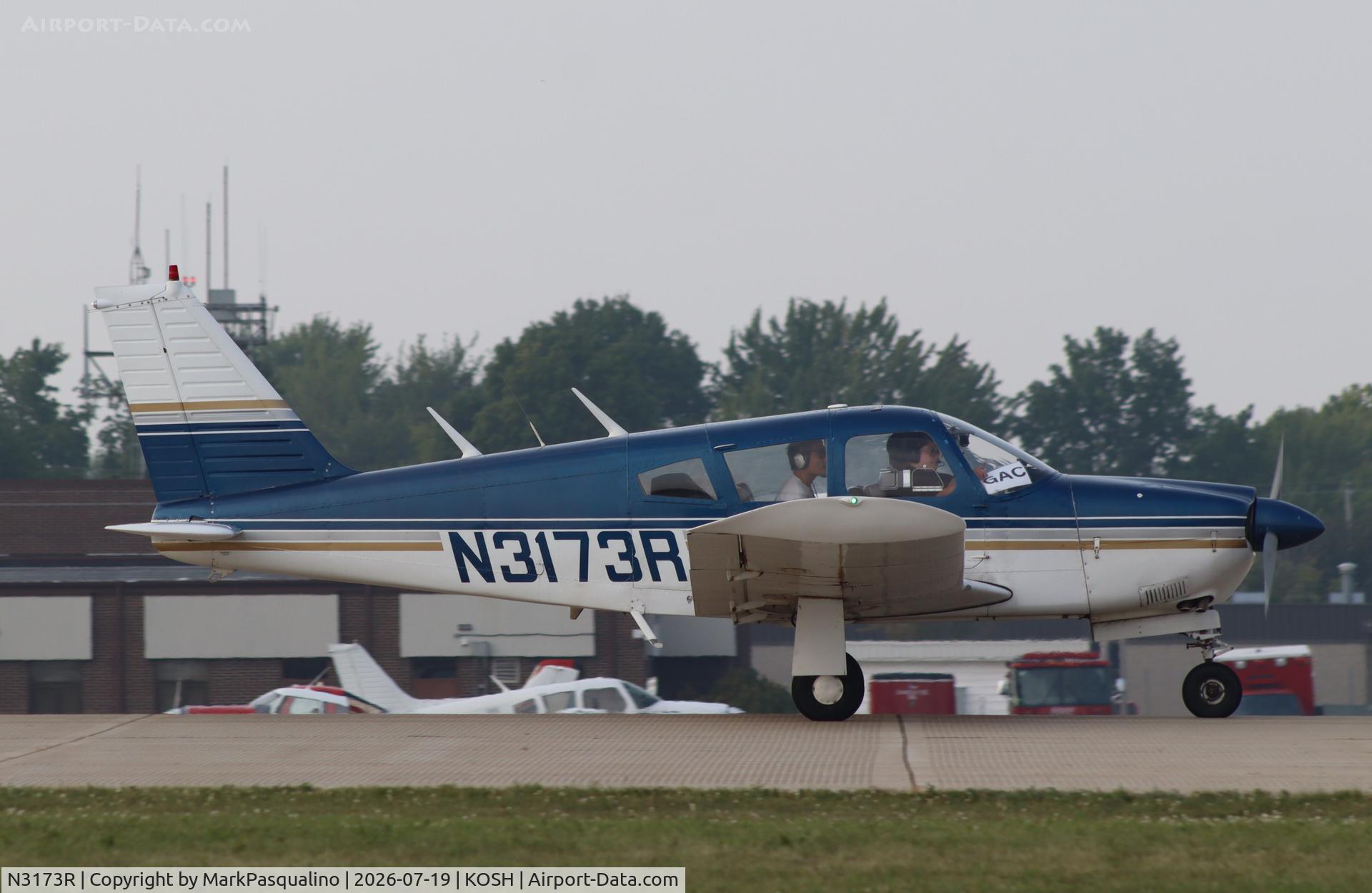 Aircraft N3173R, 1969 Piper PA-28R-180 Cherokee Arrow, c/n 28R-31121, Piper PA-28R-200, at KOSH, photo by MarkPasqualino