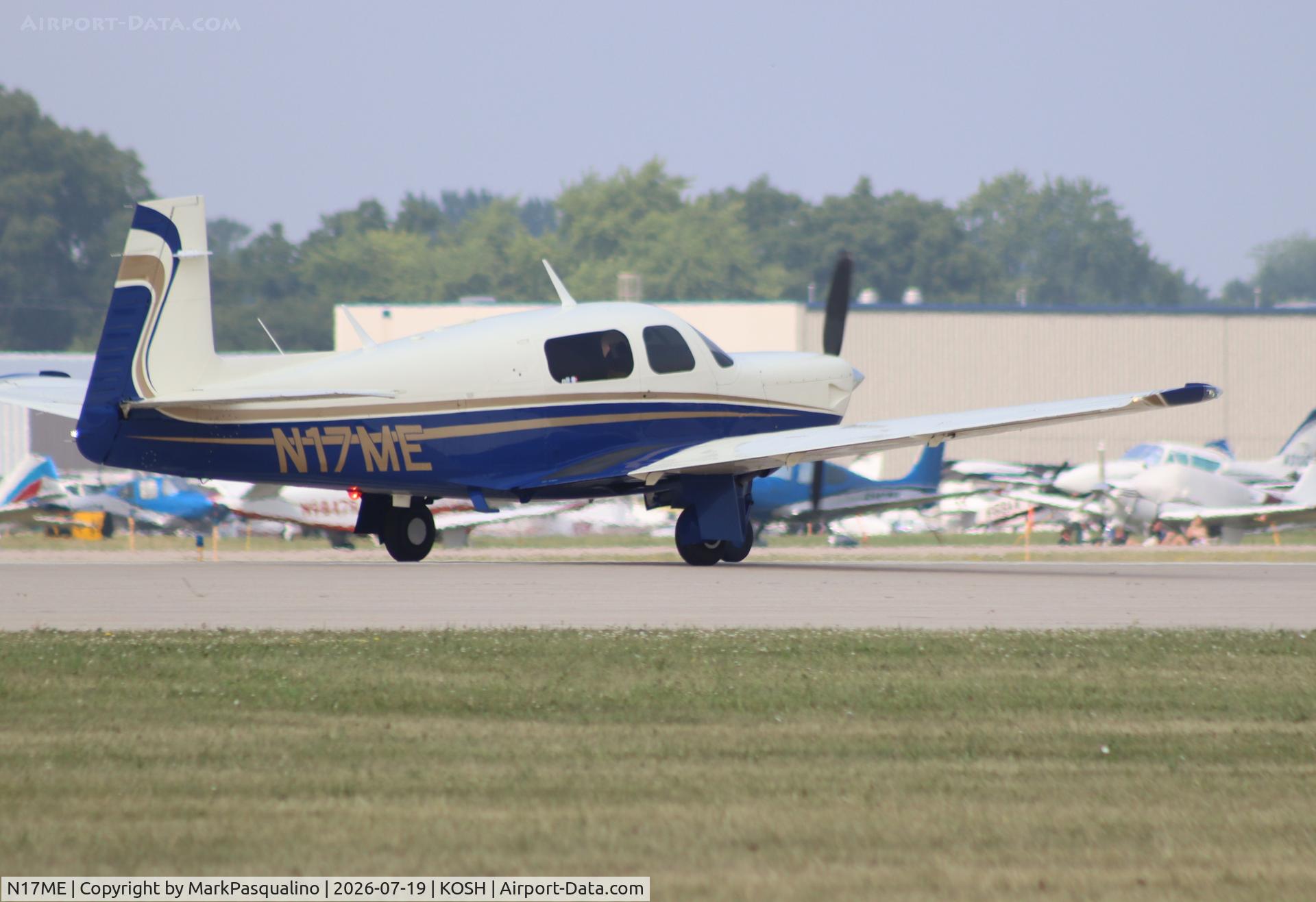 Aircraft N17ME, 1997 Mooney M20K, c/n 25-2006, Mooney M20K, at KOSH, photo by MarkPasqualino