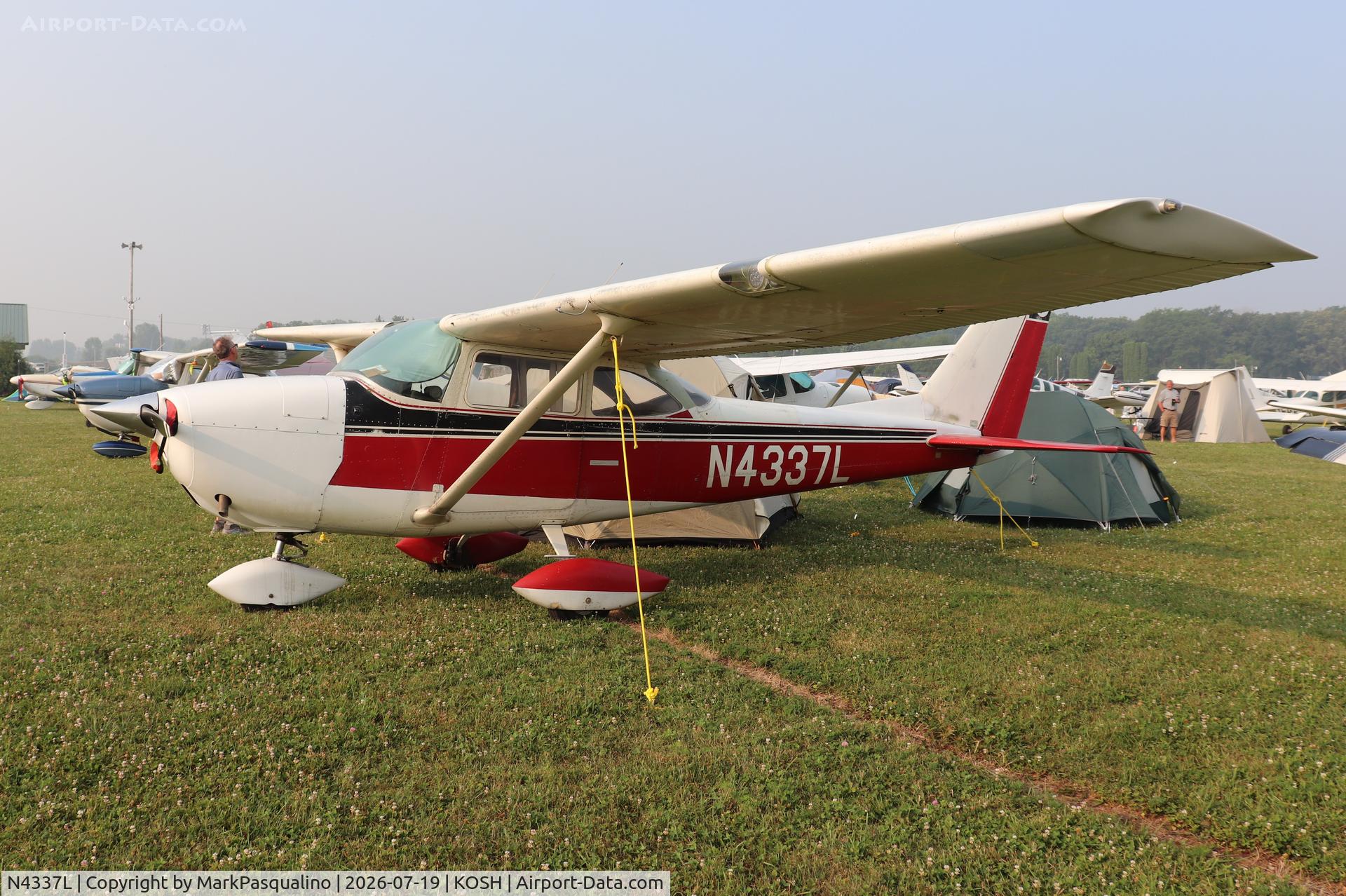 Aircraft N4337L, 1966 Cessna 172G, c/n 17254408, Cessna 172G, at KOSH, photo by MarkPasqualino