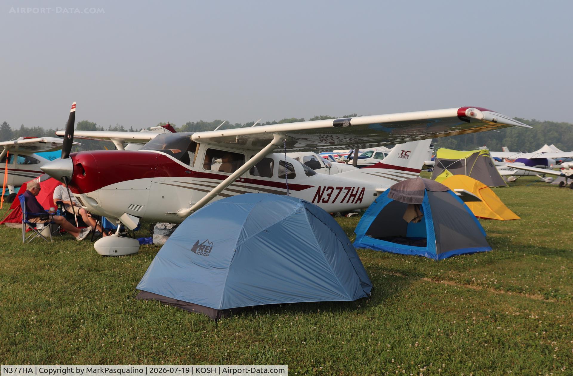 Aircraft N377HA, 2004 Cessna T206H Turbo Stationair, c/n T20608499, Cessna T206H, at KOSH, photo by MarkPasqualino