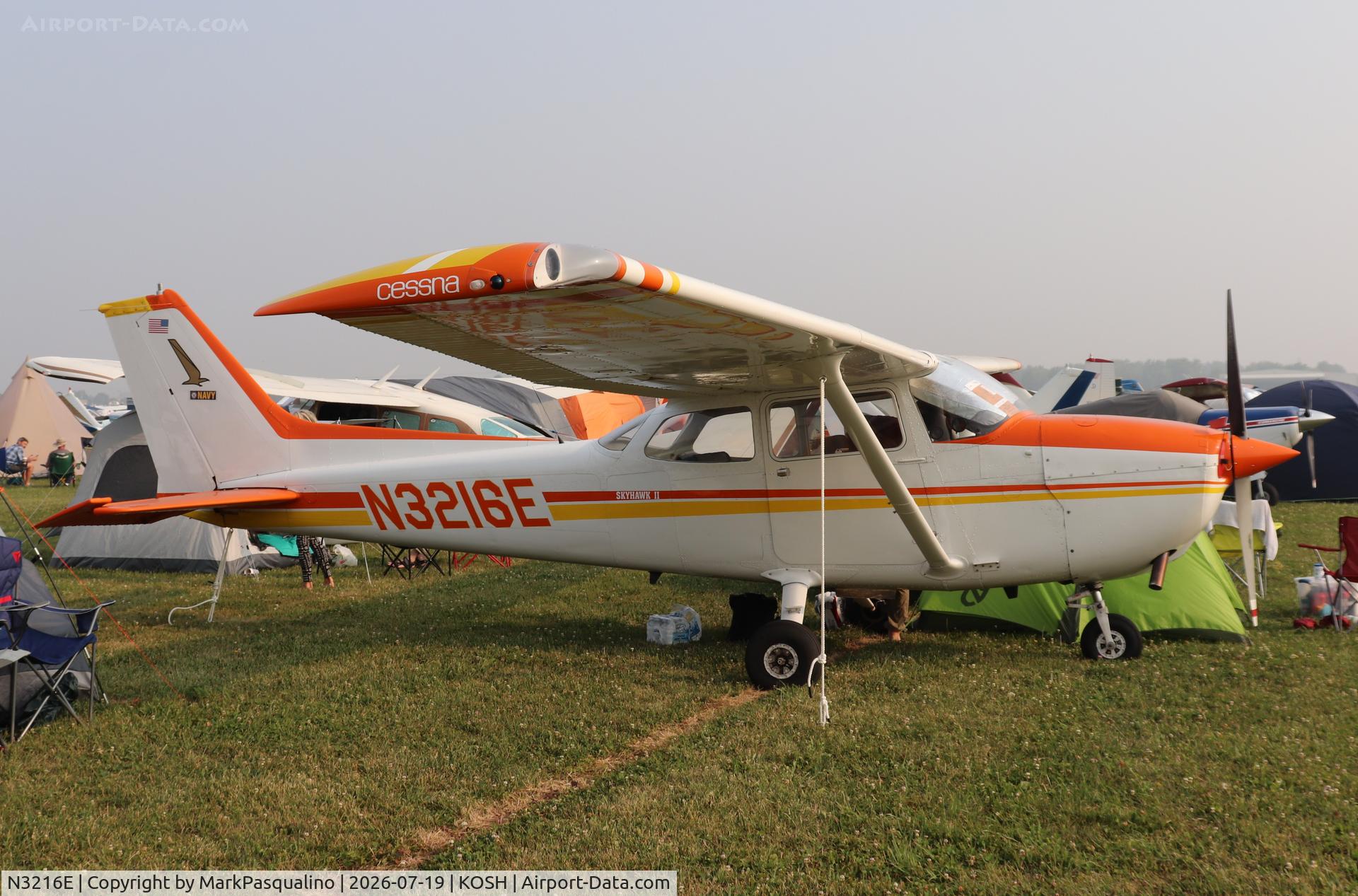 Aircraft N3216E, 1978 Cessna 172N, c/n 17271471, Cessna 172N, at KOSH, photo by MarkPasqualino