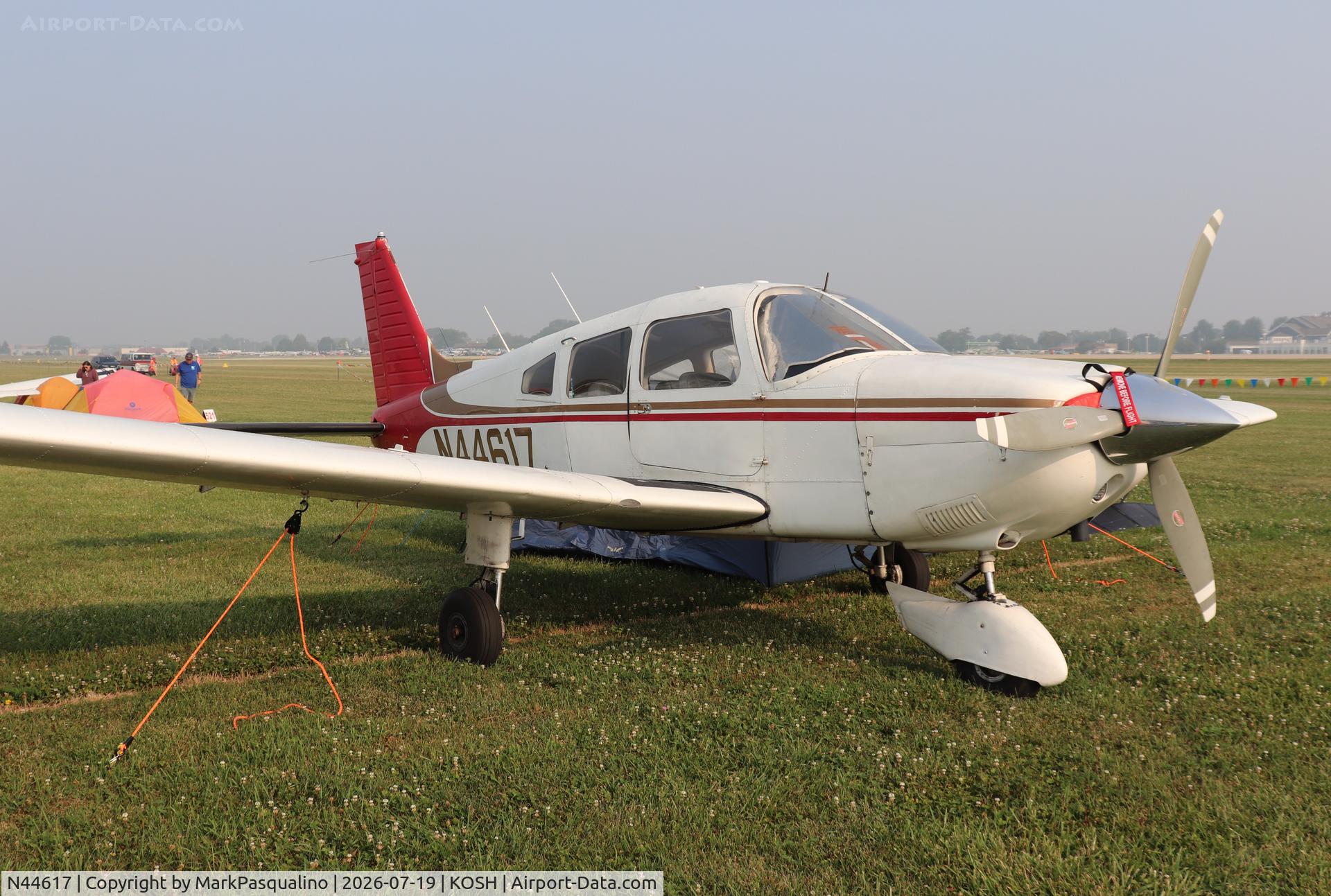 Aircraft N44617, 1974 Piper PA-28-235, c/n 28-7410100, Piper PA-28-235, at KOSH, photo by MarkPasqualino