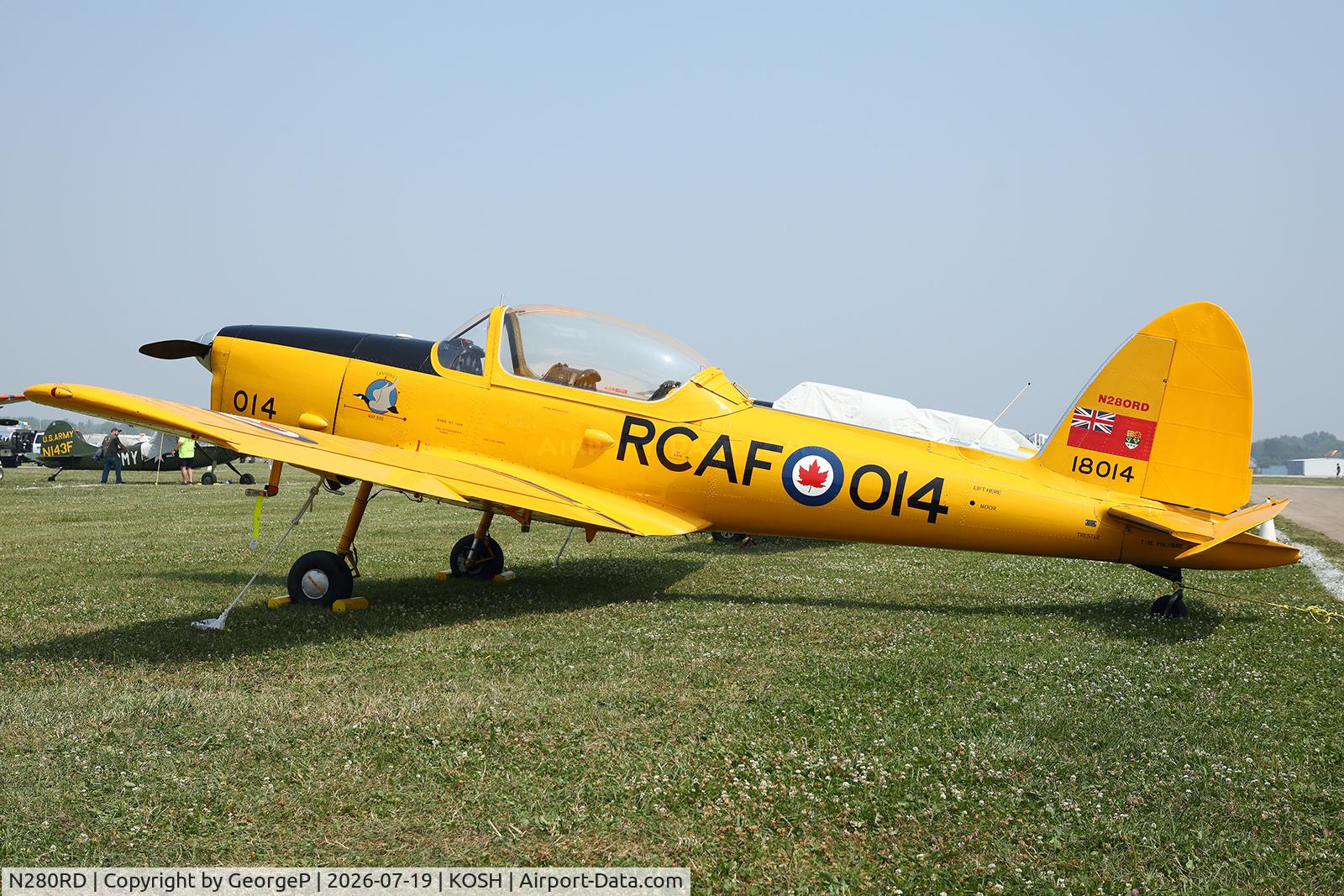 Aircraft N280RD, De Havilland Canada DHC-1B-2-S3, c/n 146-184, Airventure 2026., at KOSH, photo by GeorgeP