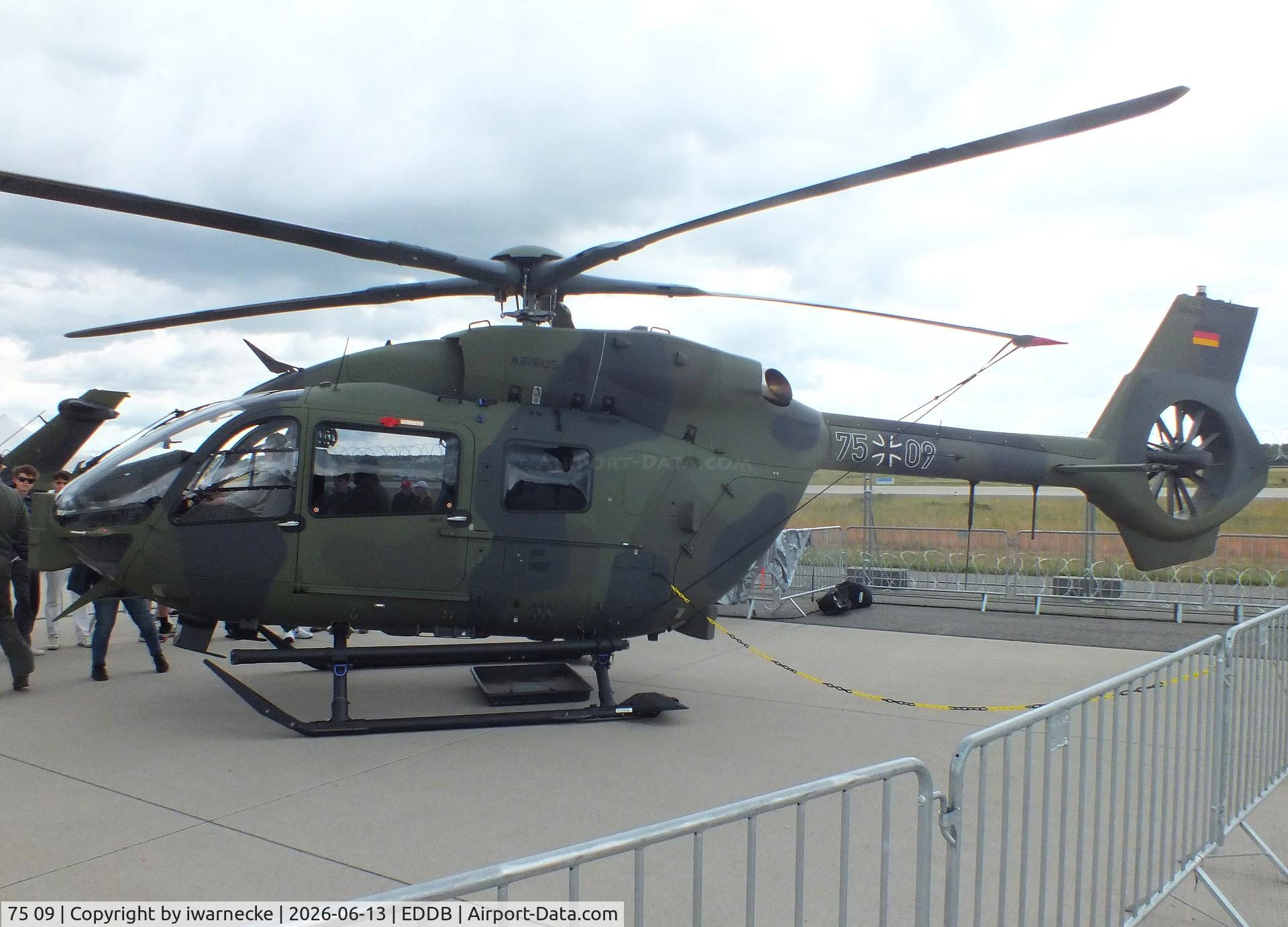 Aircraft 75 09, Airbus Helicopters H-145M, c/n not found_7509, Airbus Helicopters H145M (BK117 D-3M) of the Bundeswehr (German armed forces) at ILA 2026, Berlin, at EDDB, photo by iwarnecke