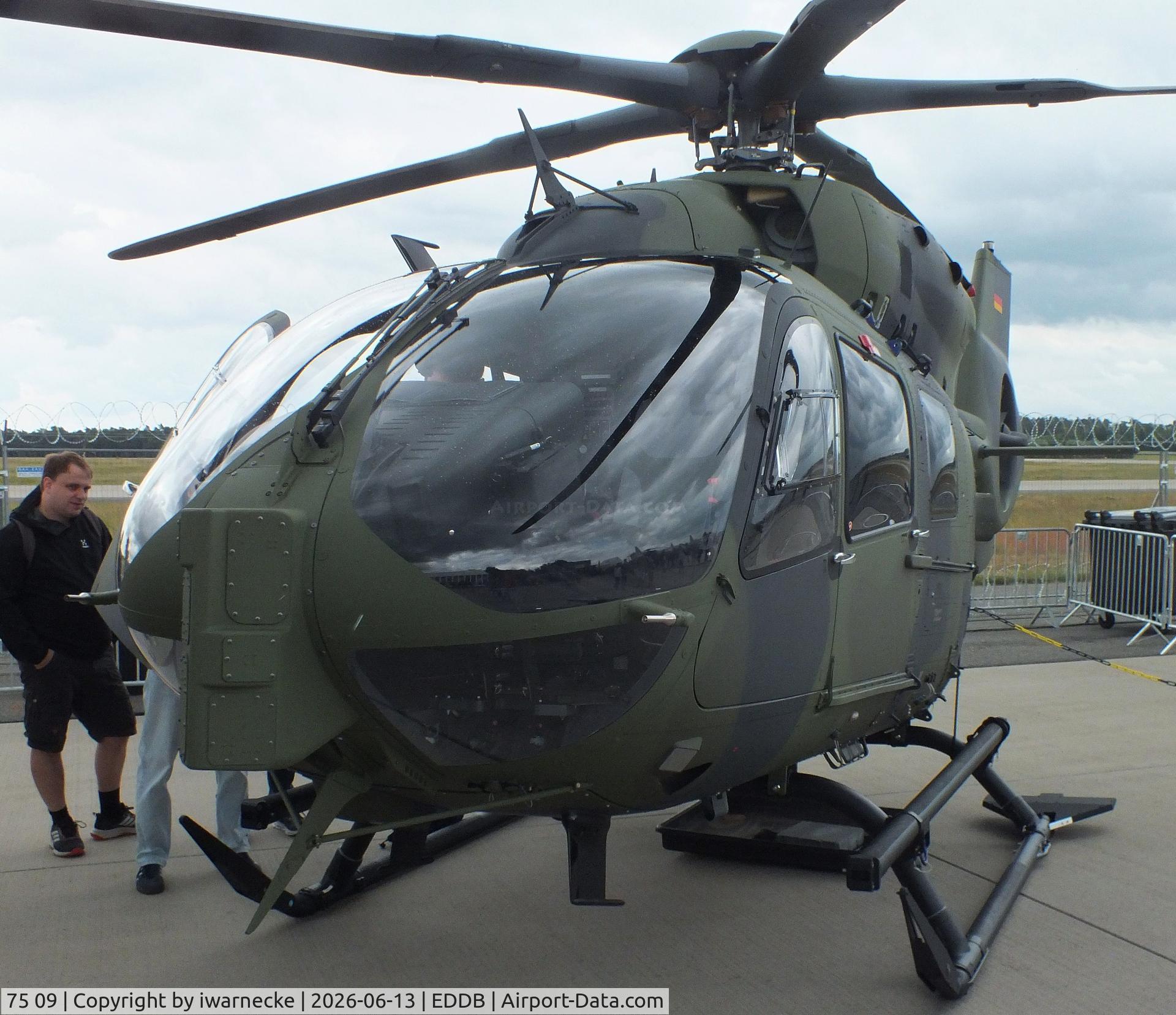 Aircraft 75 09, Airbus Helicopters H-145M, c/n not found_7509, Airbus Helicopters H145M (BK117 D-3M) of the Bundeswehr (German armed forces) at ILA 2026, Berlin, at EDDB, photo by iwarnecke