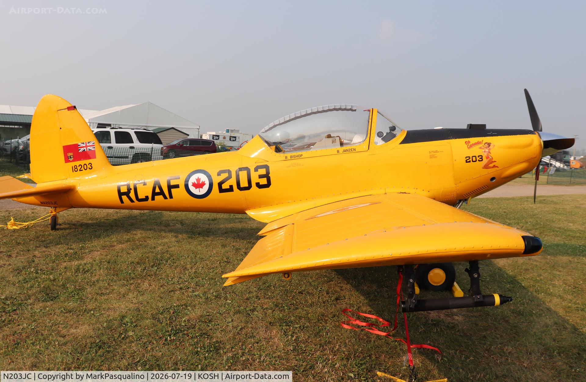 Aircraft N203JC, 2003 De Havilland DHC-1 Replica, c/n 003JC, DHC-1 Replica, at KOSH, photo by MarkPasqualino