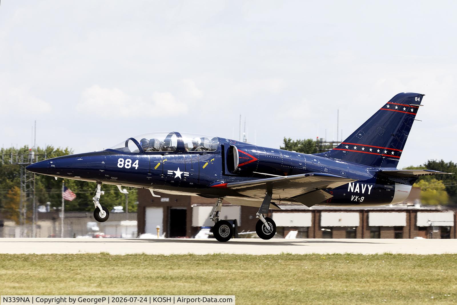 Aircraft N339NA, 1983 Aero L-39C Albatros, c/n 332514, Airventure 2026., at KOSH, photo by GeorgeP
