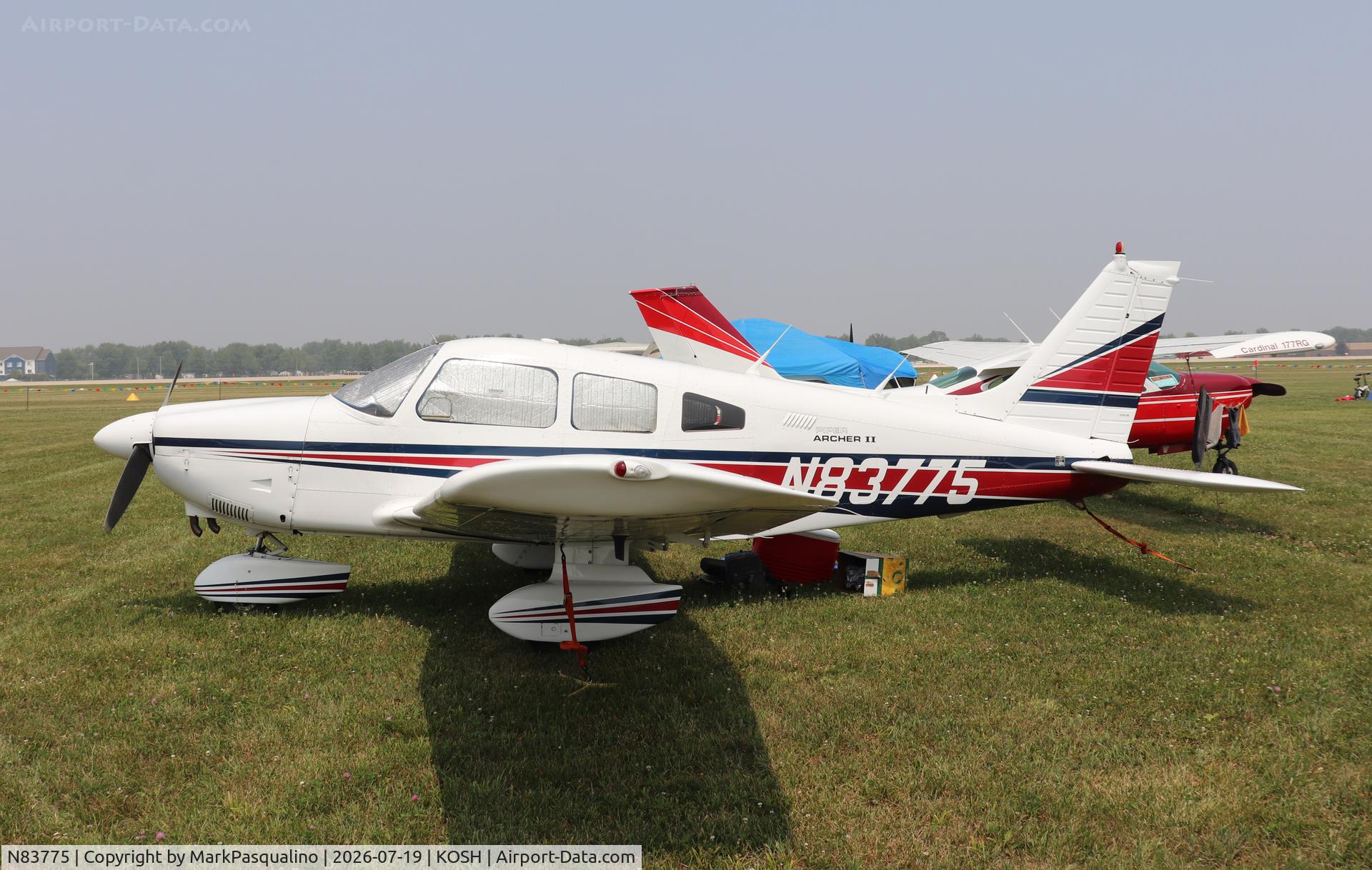 Aircraft N83775, 1981 Piper PA-28-181, c/n 28-8190220, Piper PA-28-181, at KOSH, photo by MarkPasqualino