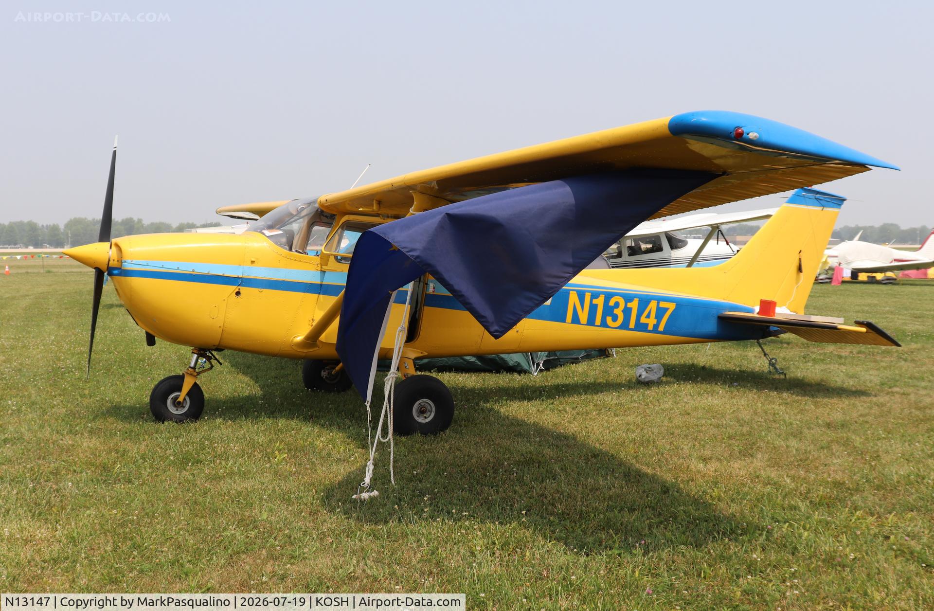 Aircraft N13147, 1973 Cessna 172M, c/n 17262529, Cessna 172M, at KOSH, photo by MarkPasqualino