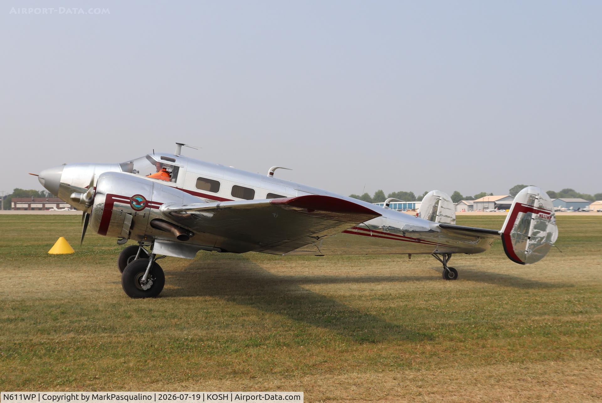 Aircraft N611WP, 1952 Beech C-45H Expeditor, c/n AF-875, Beech C-45H, at KOSH, photo by MarkPasqualino