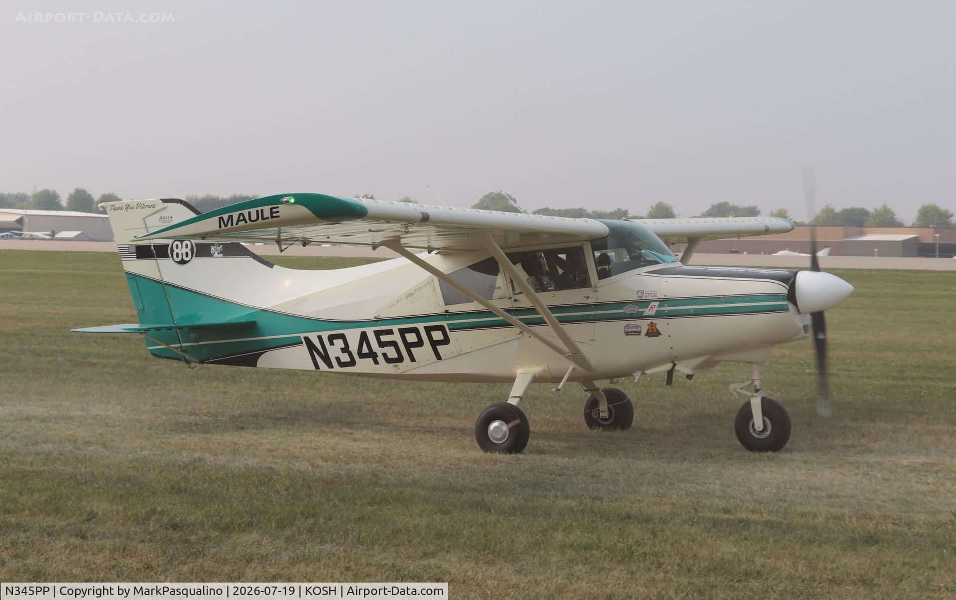 Aircraft N345PP, 1991 Maule MXT-7-180 Star Rocket, c/n 14010C, Maule MXT-7-180, at KOSH, photo by MarkPasqualino