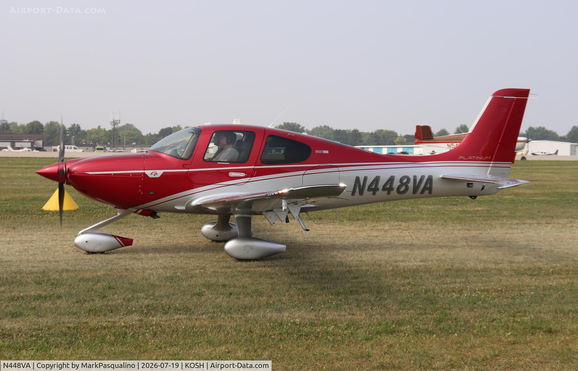 Aircraft N448VA, 2026 Cirrus Design Corp SR22T, c/n 11148, Cirrus SR22T, at KOSH, photo by MarkPasqualino