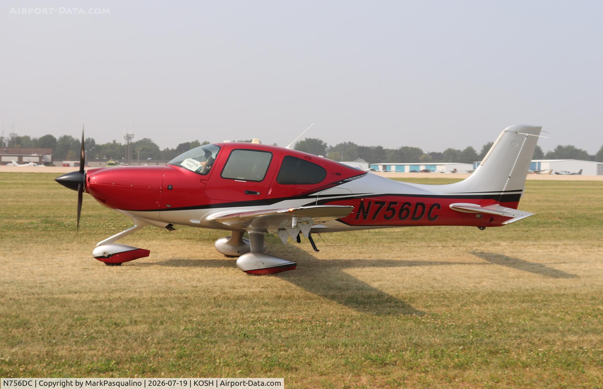 Aircraft N756DC, 2024 Cirrus Design Corp SR22T, c/n 9756, Cirrus SR22T, at KOSH, photo by MarkPasqualino