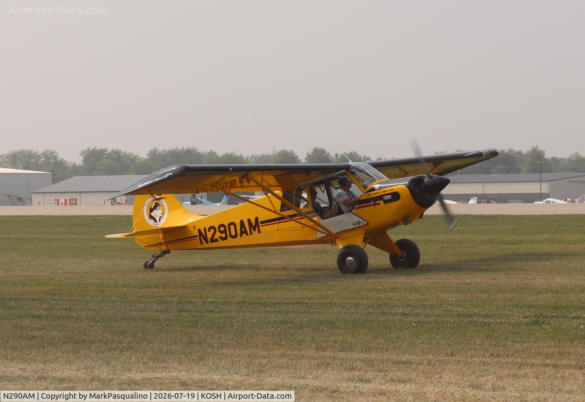 Aircraft N290AM, 2000 Aviat A-1B Husky, c/n 2096, Avat A-1B, at KOSH, photo by MarkPasqualino
