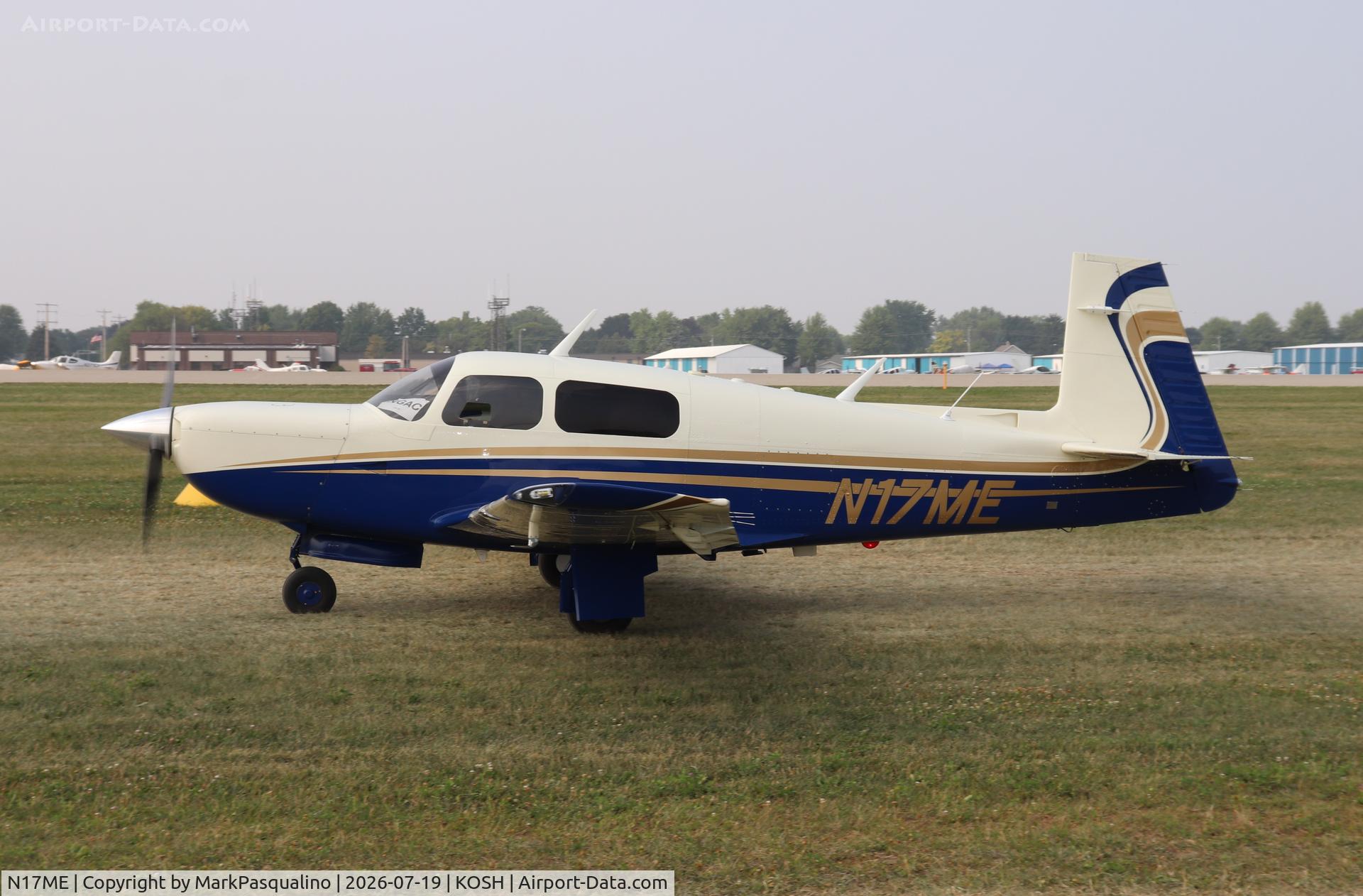 Aircraft N17ME, 1997 Mooney M20K, c/n 25-2006, Mooney M20K, at KOSH, photo by MarkPasqualino