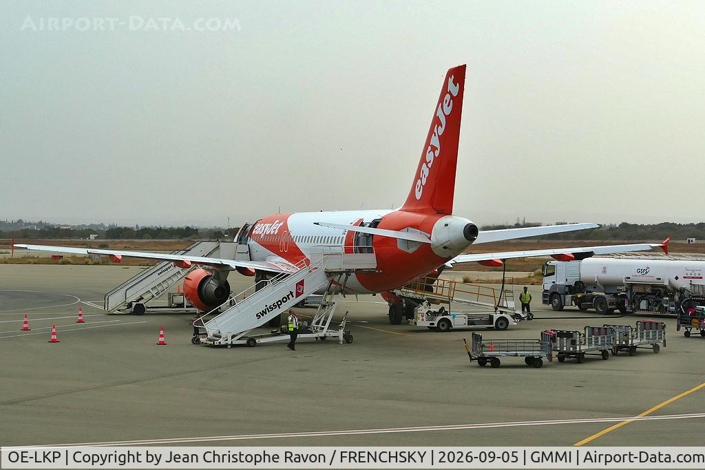 Aircraft OE-LKP, 2008 Airbus A319-111, c/n 3702, Essaouira (ESU) Lyon (LYS) U24344, at GMMI, photo by Jean Christophe Ravon / FRENCHSKY